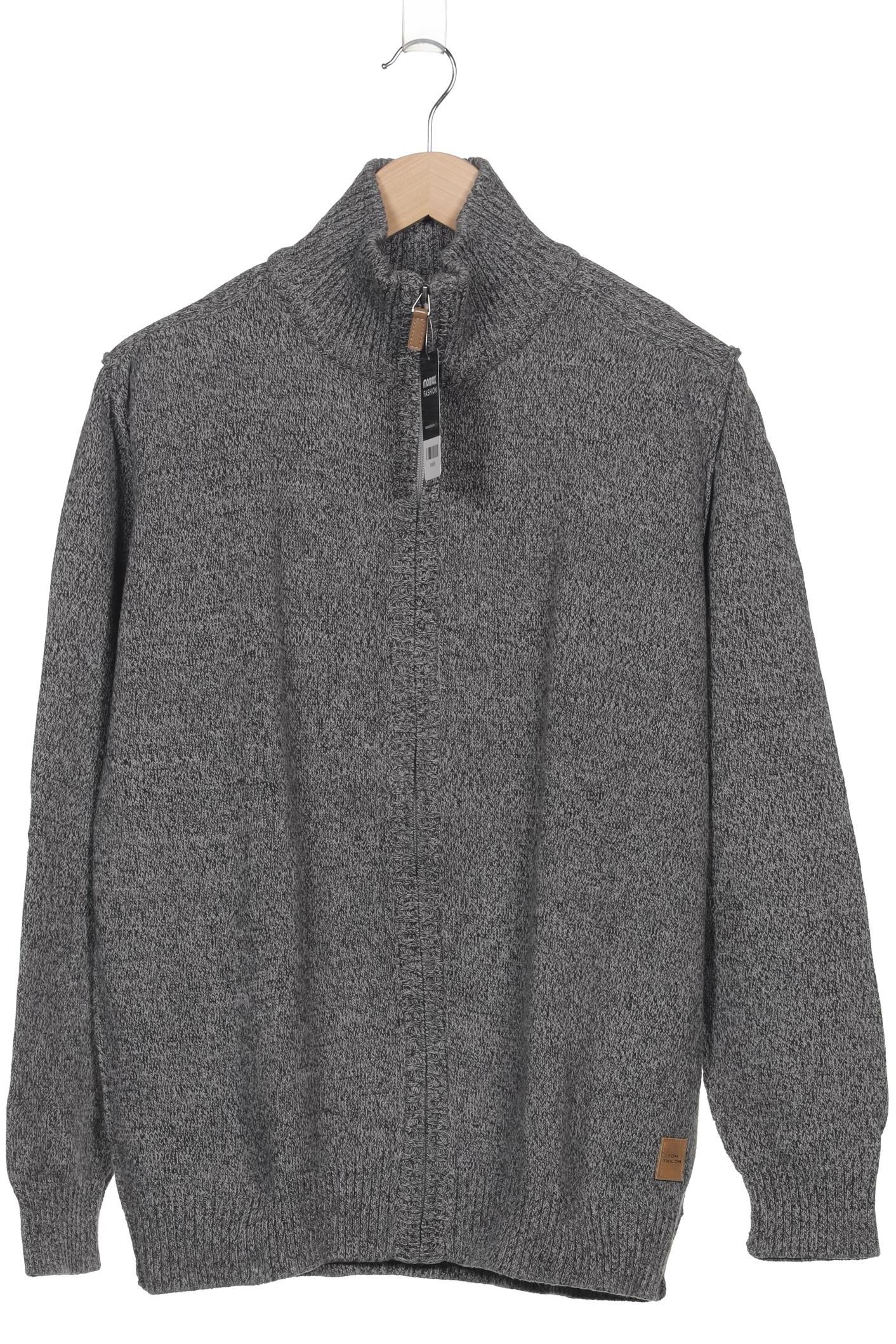 

Tom Tailor Herren Strickjacke, grau, Gr. 54