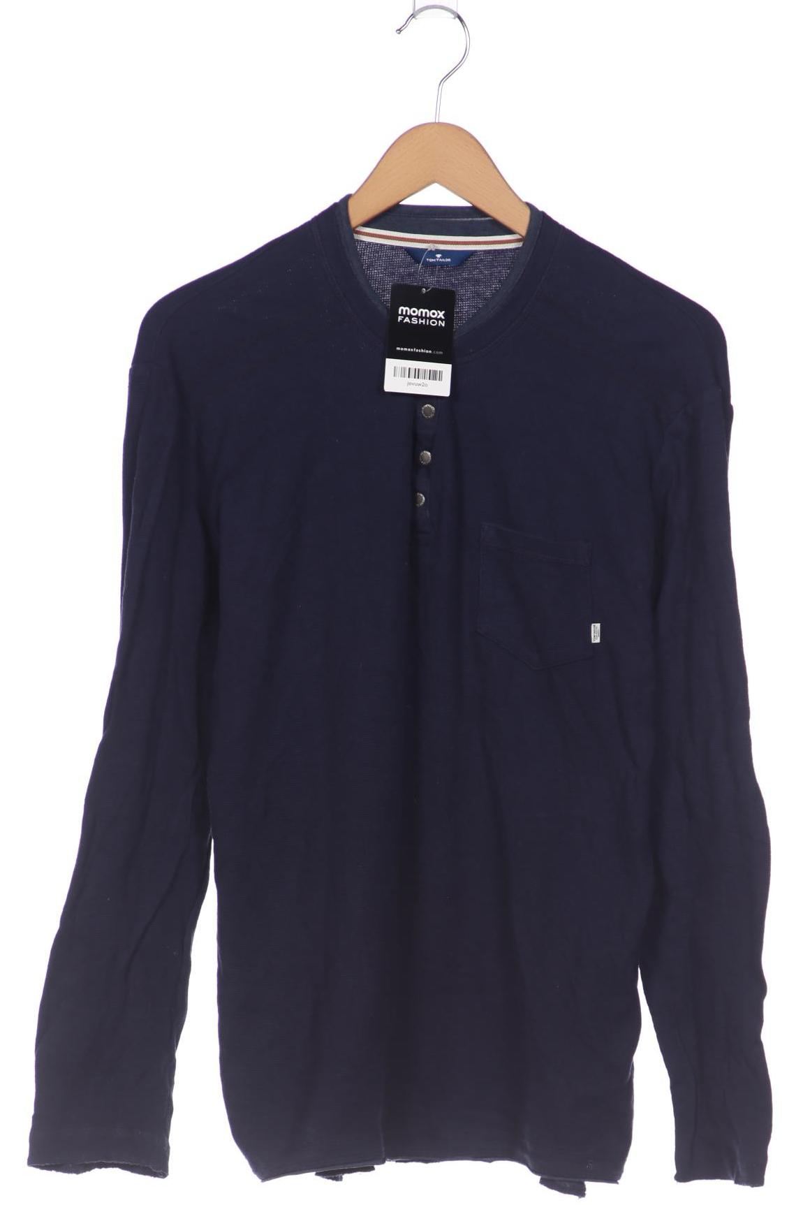 

Tom Tailor Herren Langarmshirt, marineblau, Gr. 52