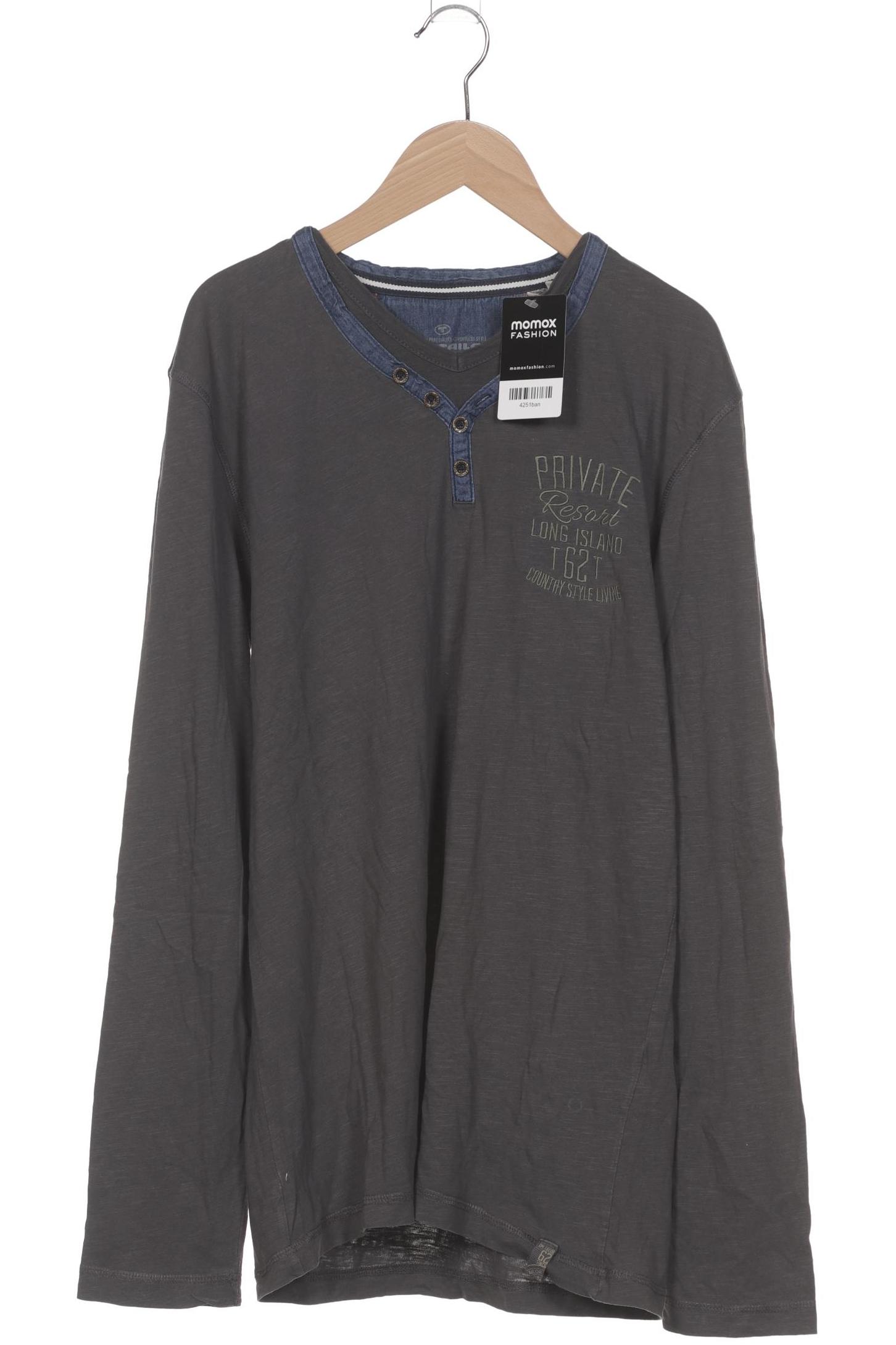 

Tom Tailor Herren Langarmshirt, grau, Gr. 52