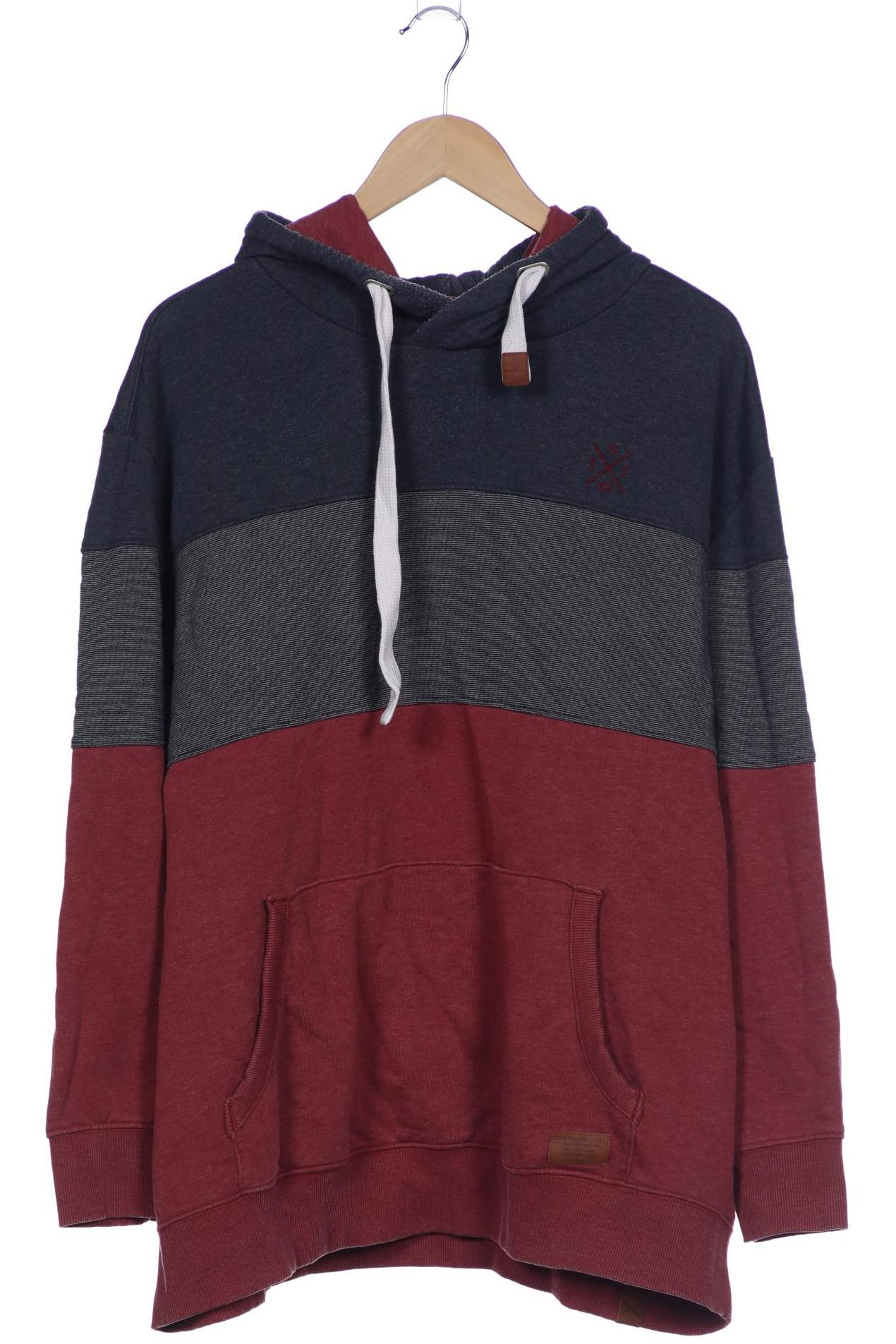 

Tom Tailor Herren Kapuzenpullover, bordeaux, Gr. 60