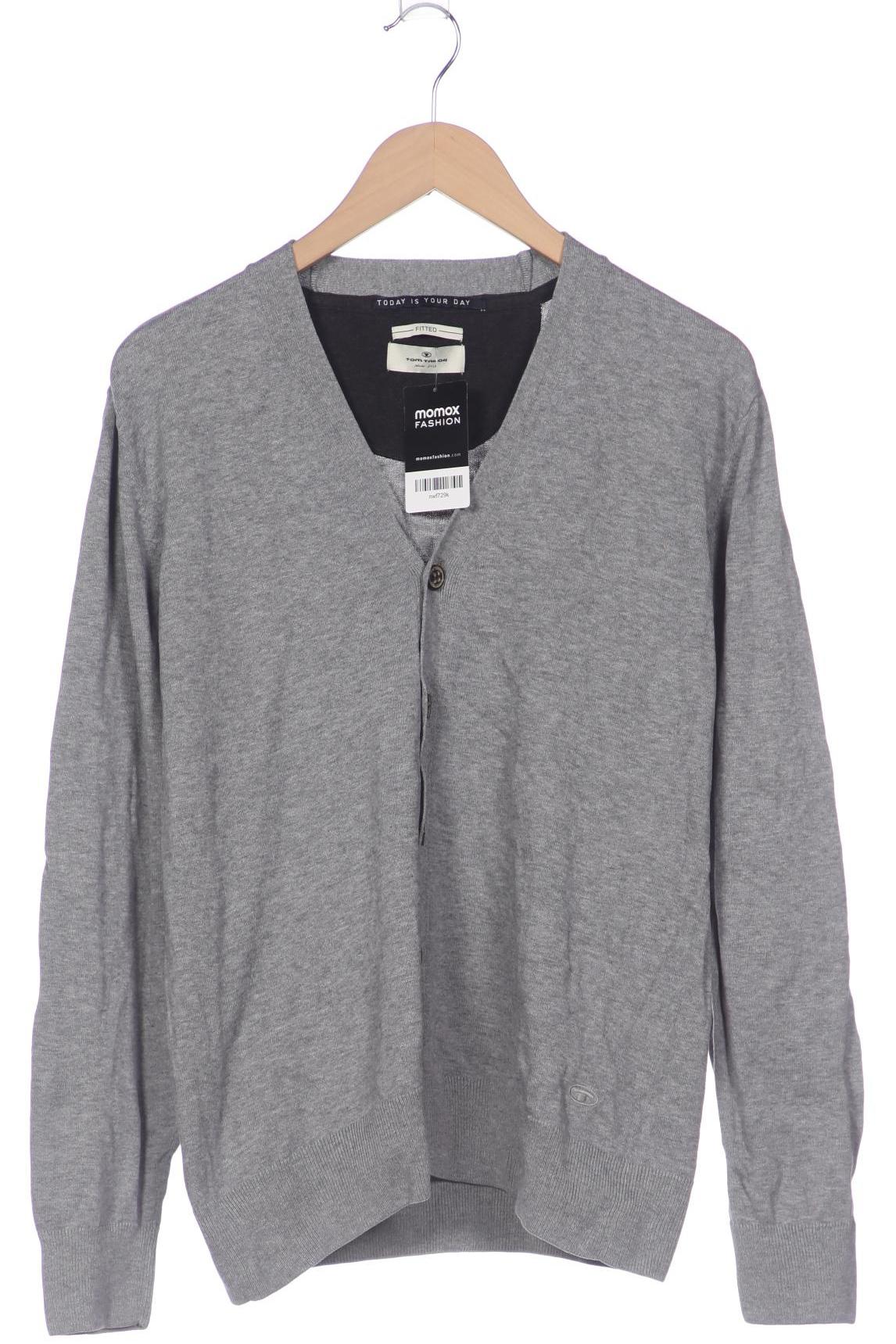 

Tom Tailor Herren Strickjacke, grau, Gr. 52