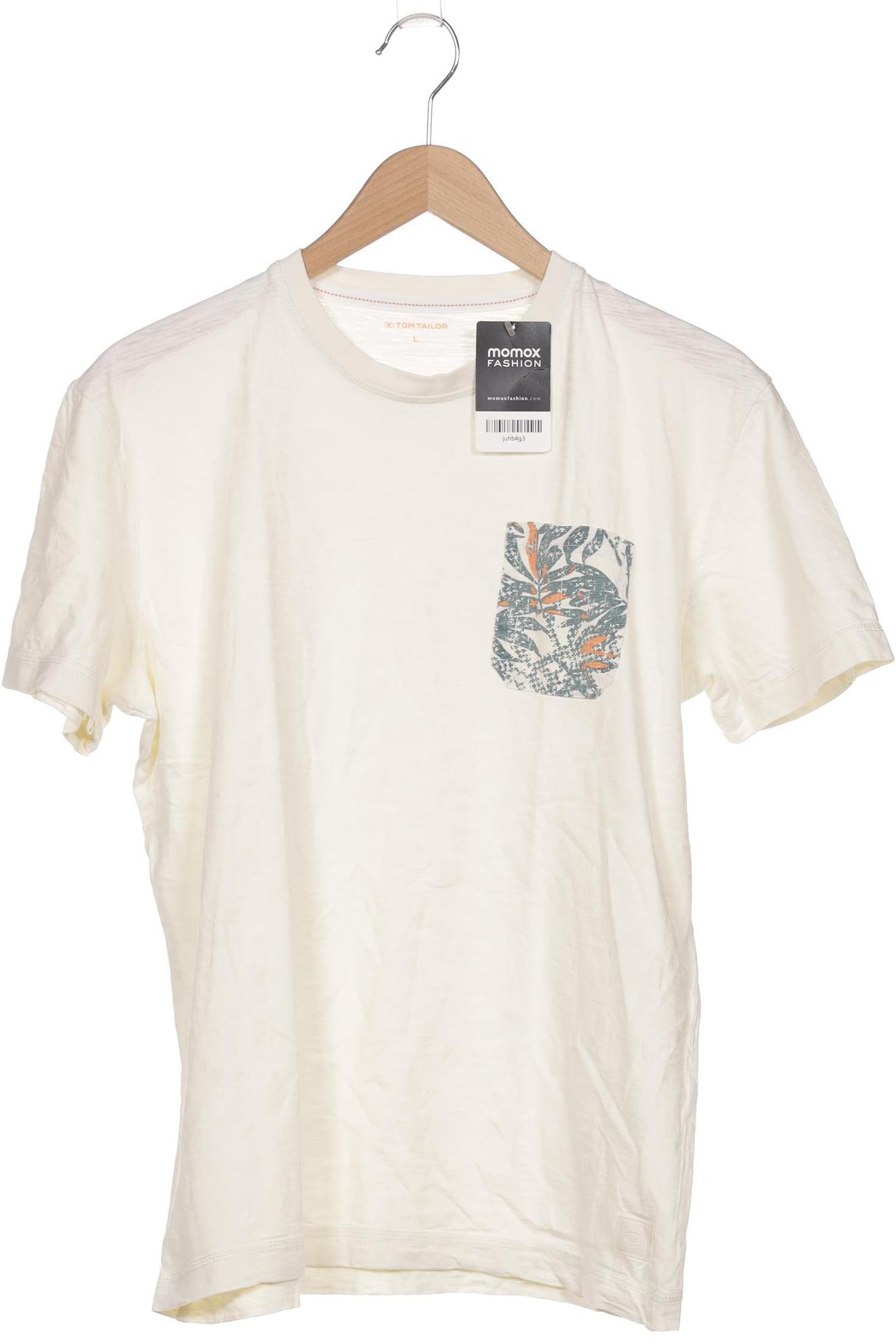 

Tom Tailor Herren T-Shirt, cremeweiß, Gr. 52
