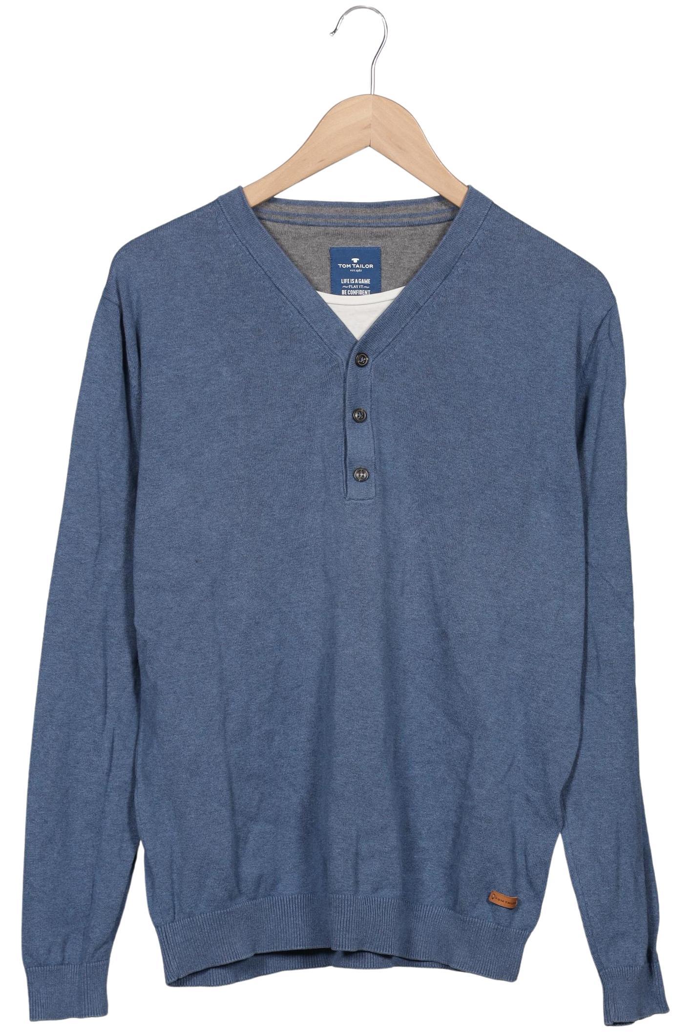 

Tom Tailor Herren Pullover, blau, Gr. 52