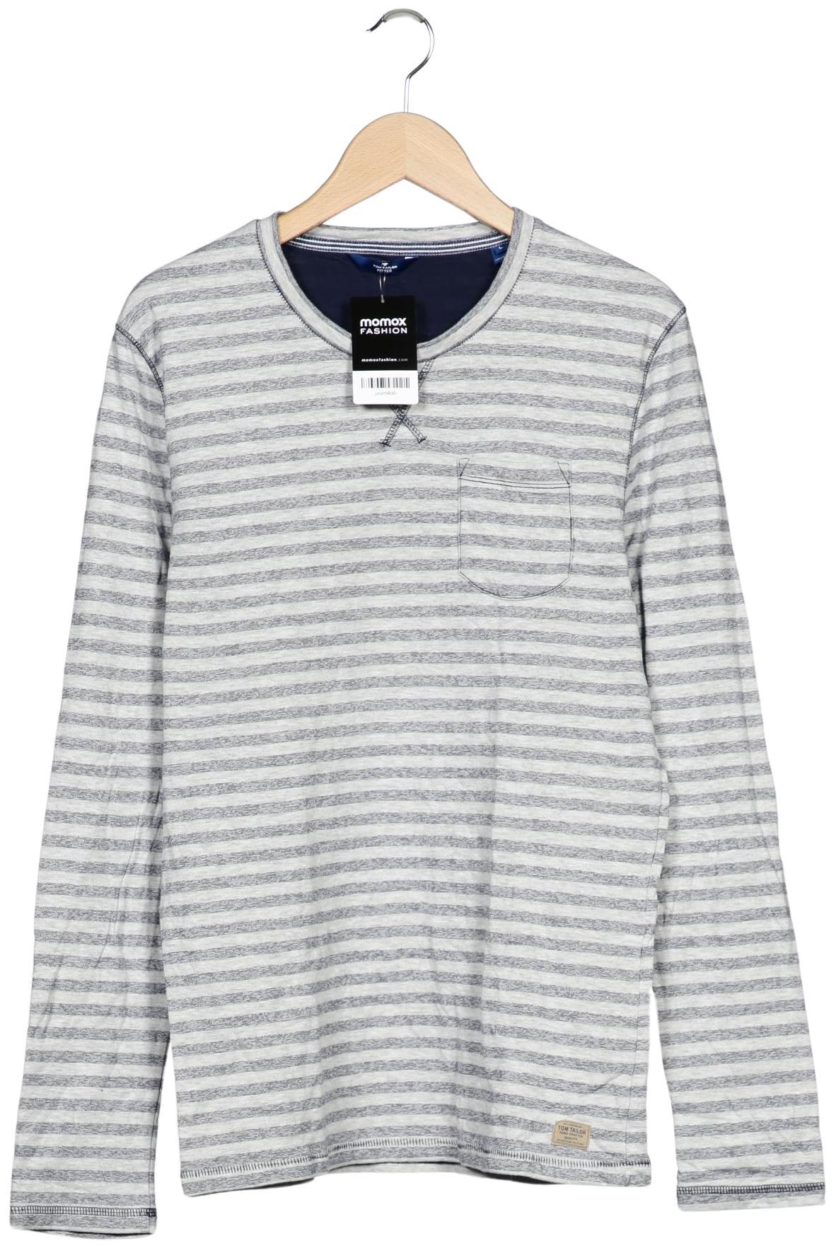 

Tom Tailor Herren Langarmshirt, grau, Gr. 52