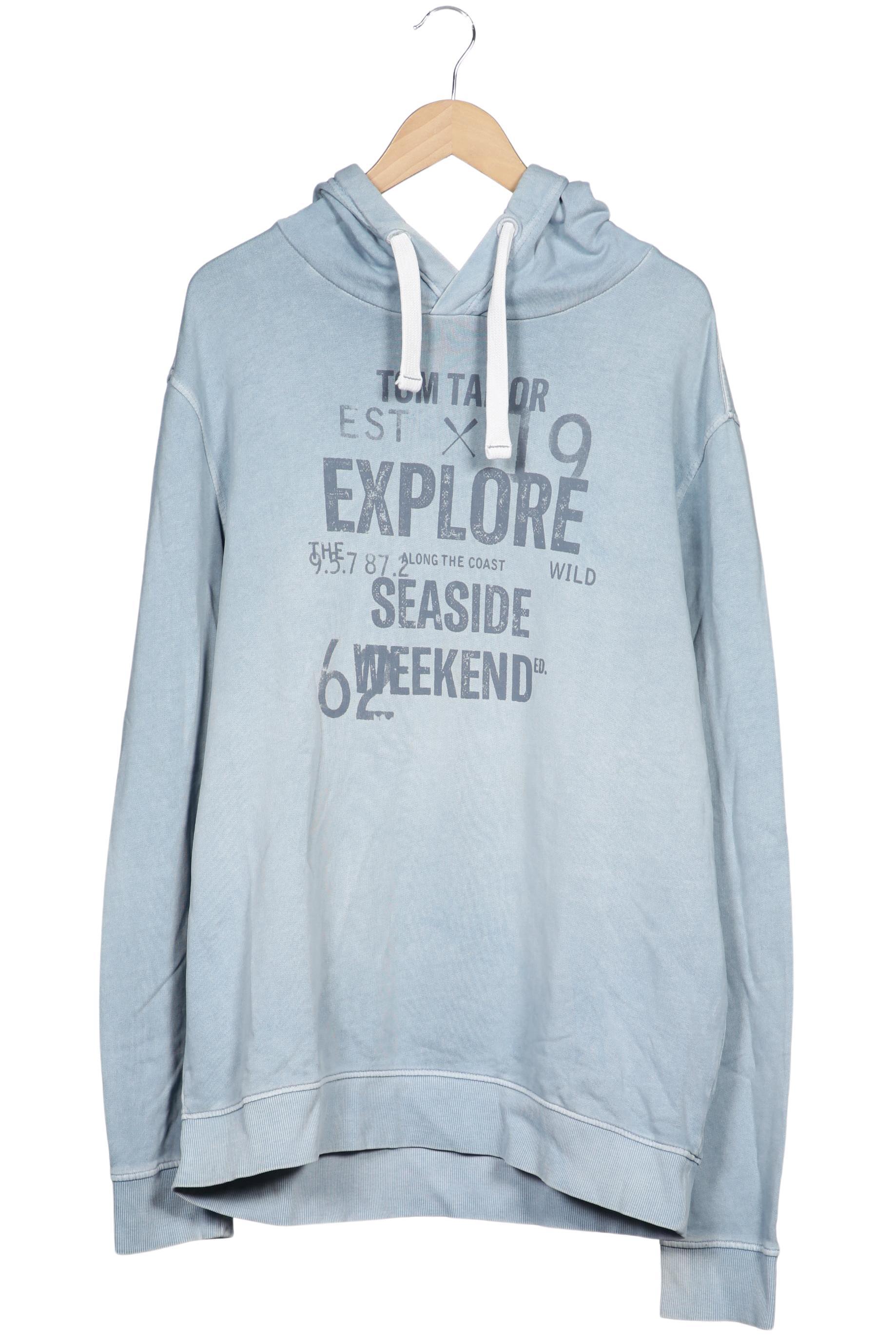 Thumbnail - Tom Tailor Herren Kapuzenpullover, hellblau, Gr. 56