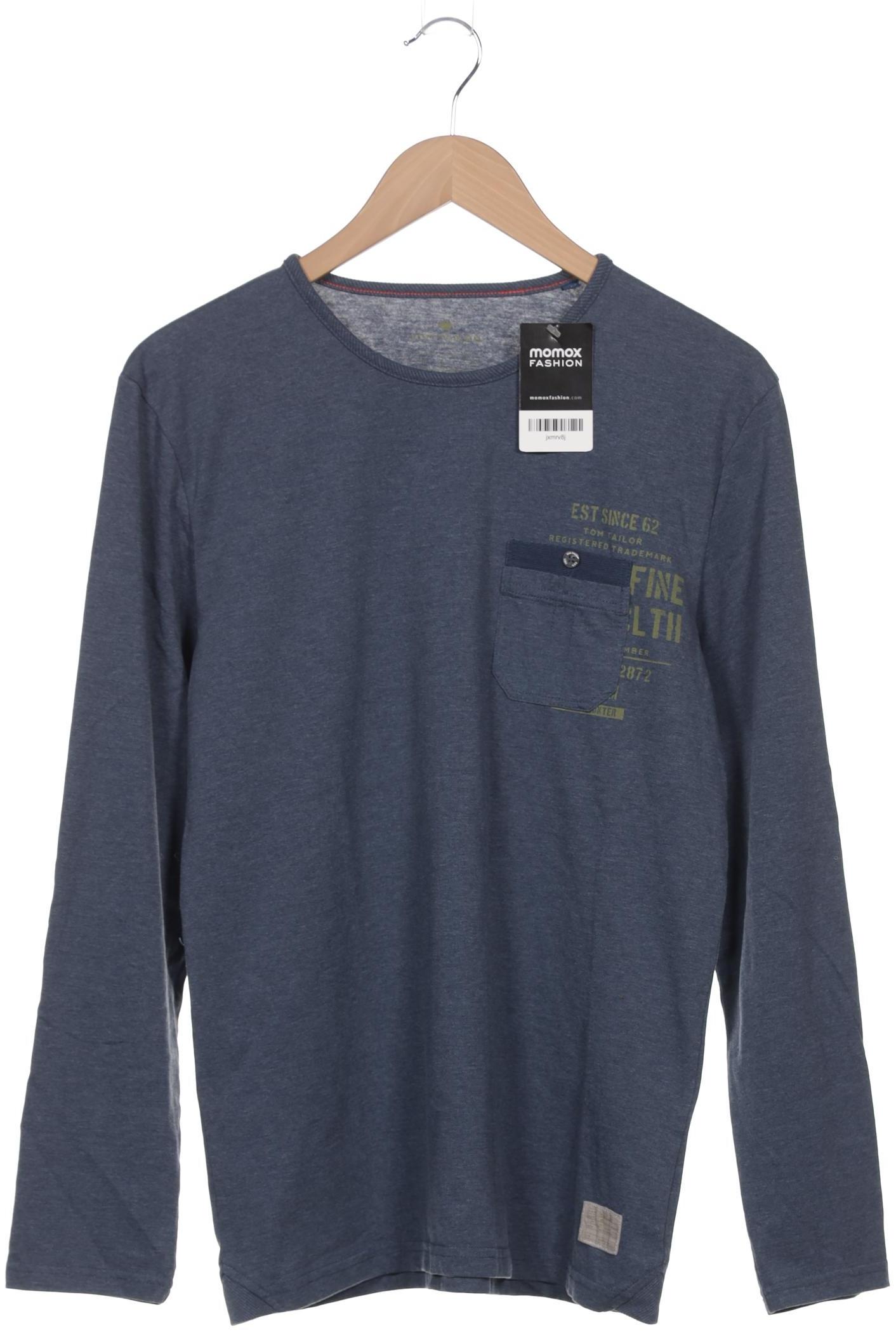 

Tom Tailor Herren Langarmshirt, blau, Gr. 52