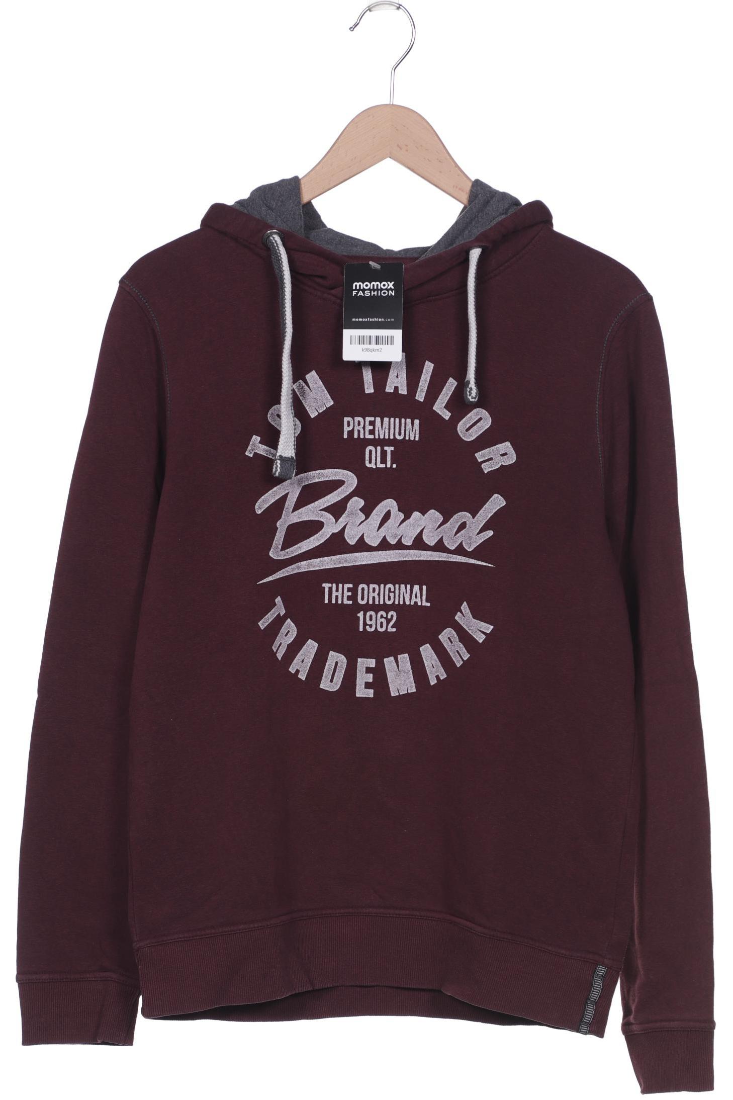 

Tom Tailor Herren Kapuzenpullover, bordeaux, Gr. 48