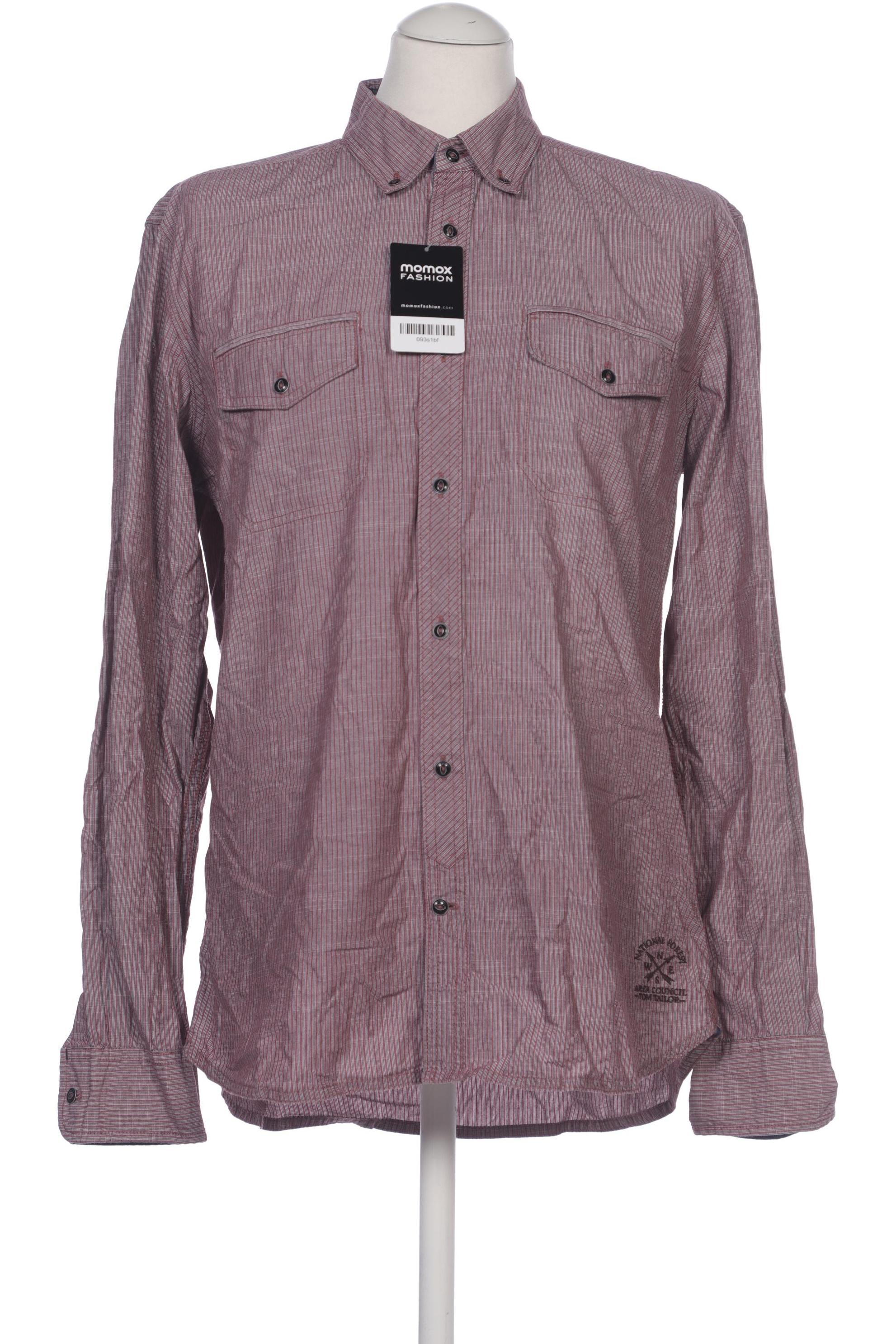 Thumbnail - Tom Tailor Herren Hemd, bordeaux, Gr. 52