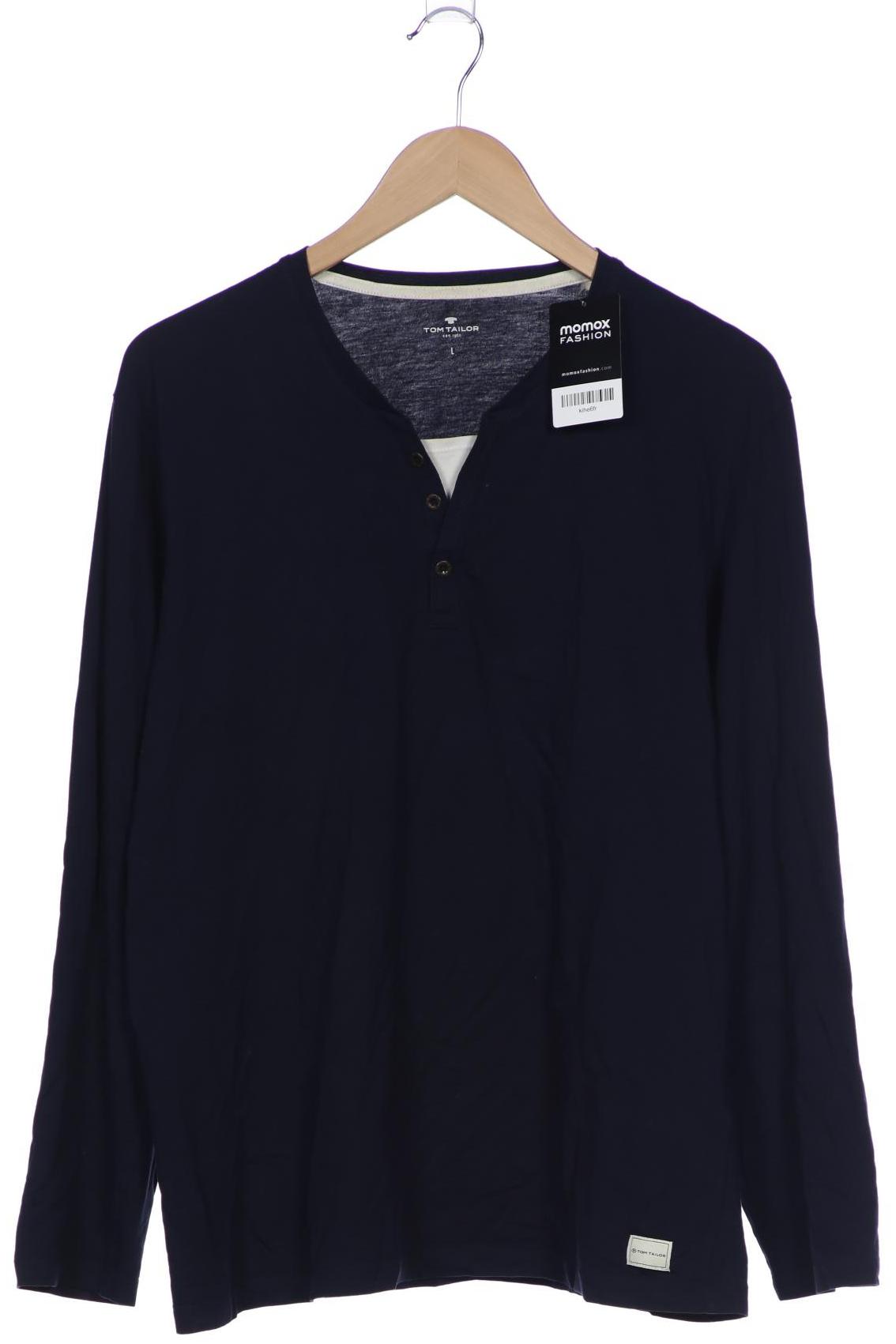 

Tom Tailor Herren Langarmshirt, marineblau, Gr. 52