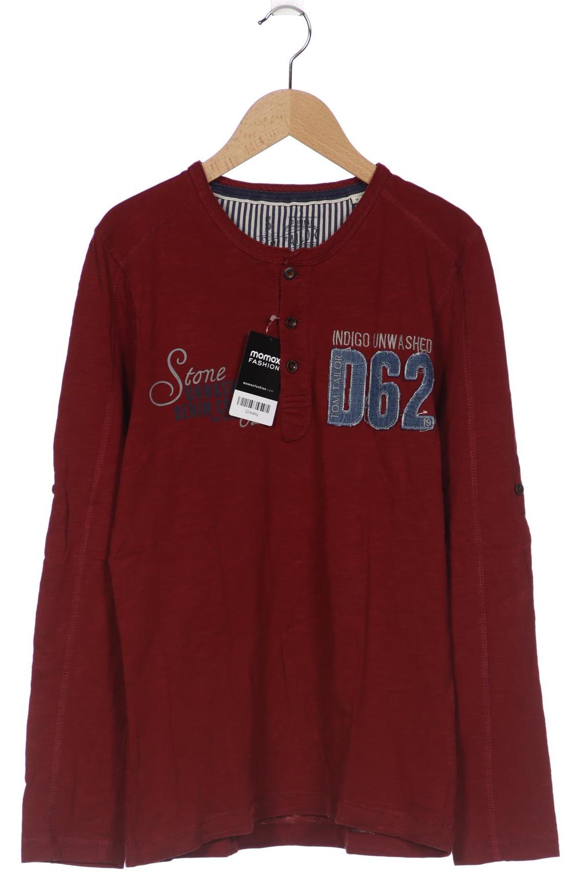 

Tom Tailor Herren Langarmshirt, bordeaux, Gr. 46