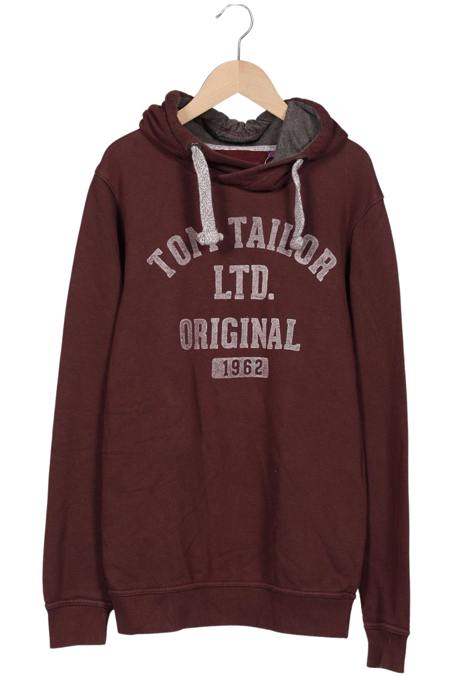 

Tom Tailor Herren Kapuzenpullover, bordeaux, Gr. 46