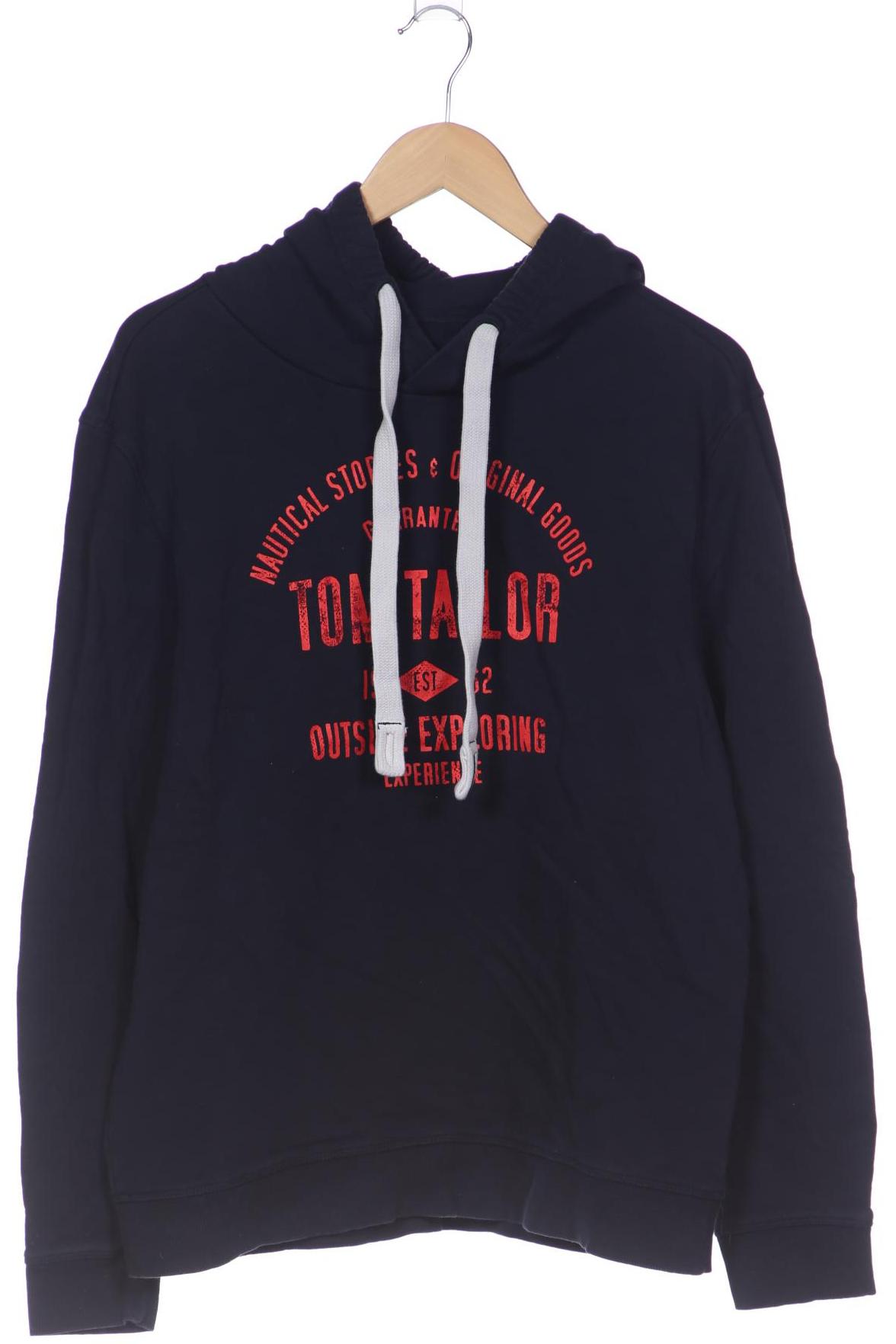 

Tom Tailor Herren Kapuzenpullover, marineblau, Gr. 54