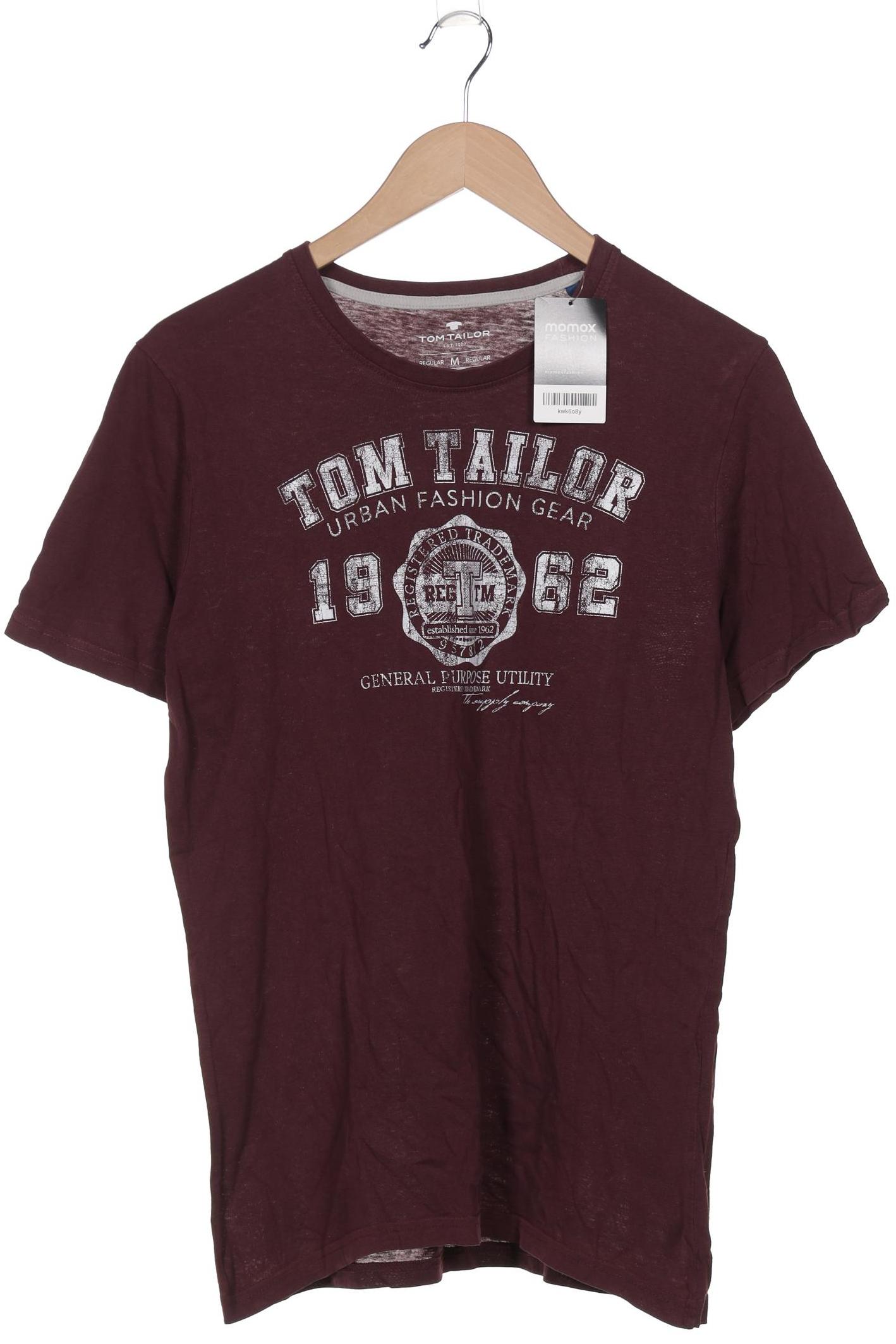

Tom Tailor Herren T-Shirt, bordeaux, Gr. 48