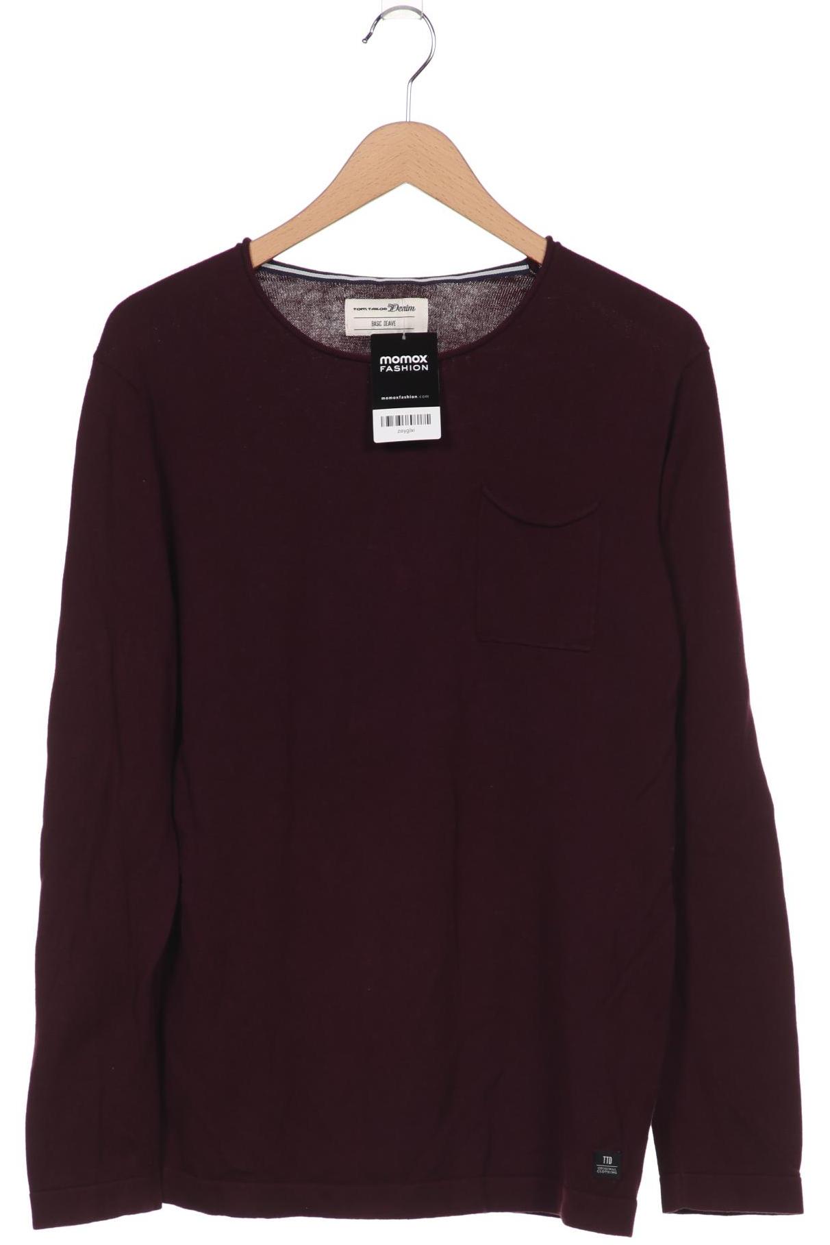 

Tom Tailor Herren Pullover, bordeaux, Gr. 52