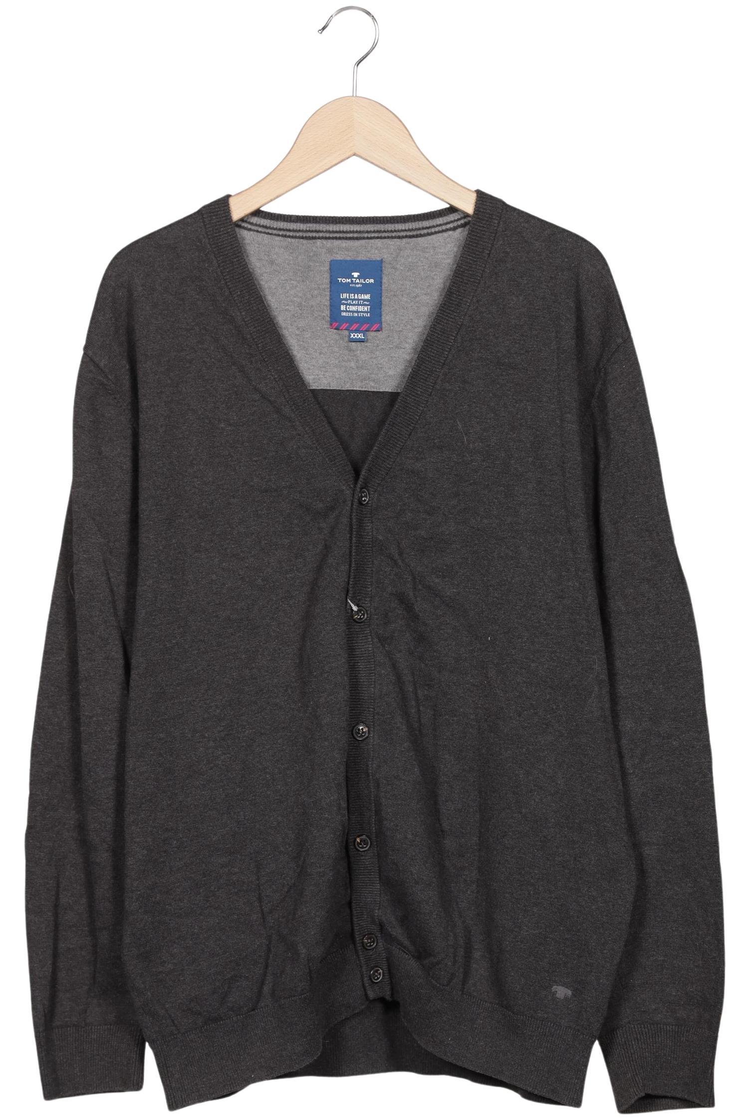 

Tom Tailor Herren Strickjacke, grau, Gr. 58