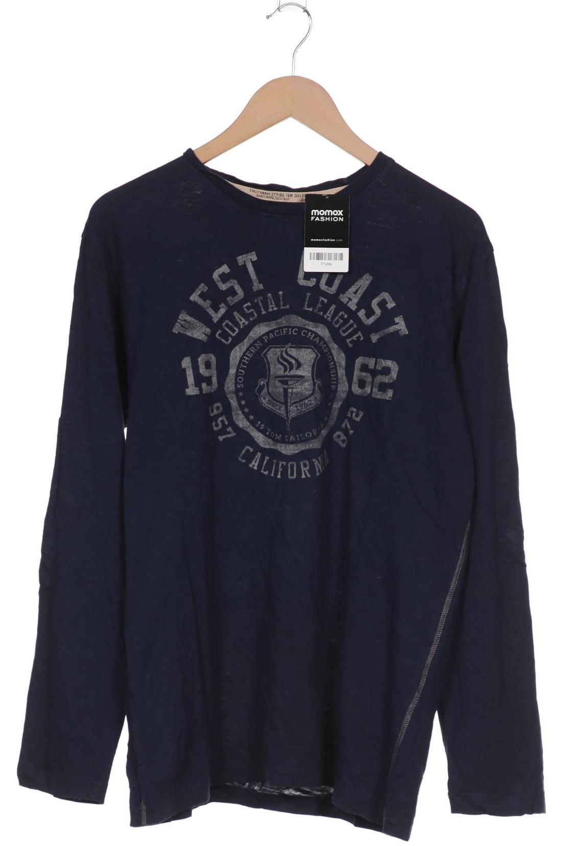 

Tom Tailor Herren Langarmshirt, marineblau