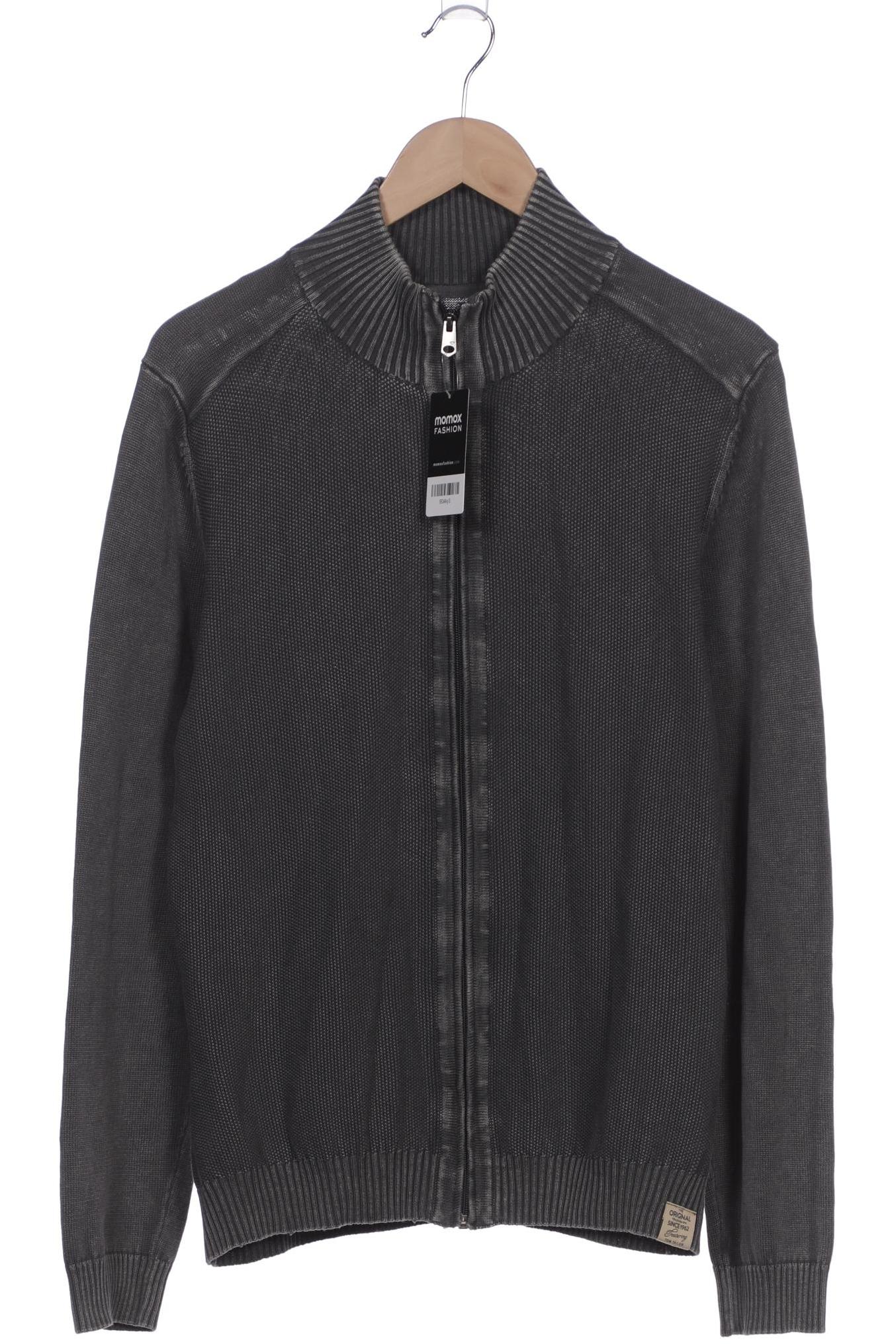 

Tom Tailor Herren Strickjacke, grau, Gr. 52