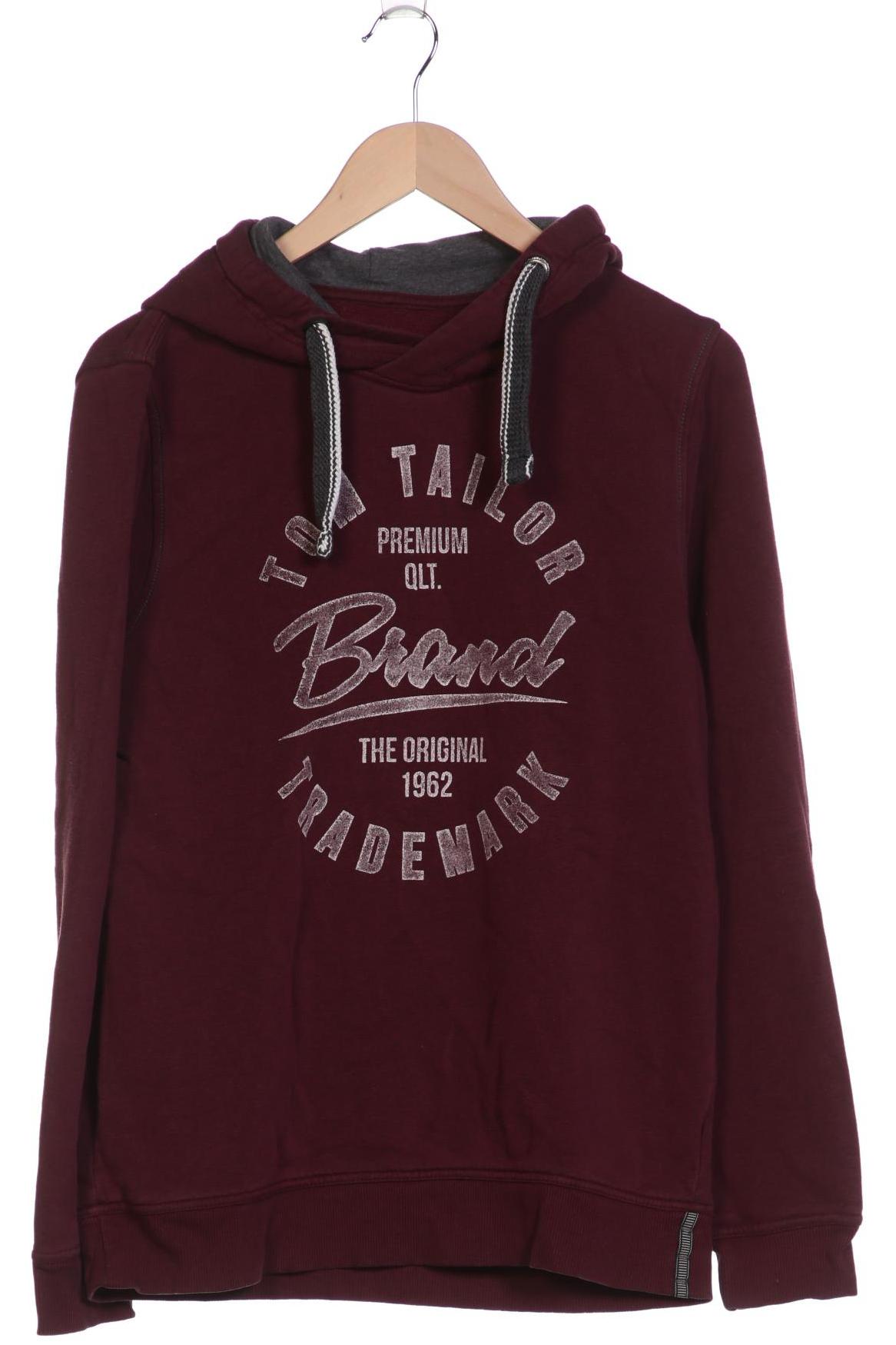 

Tom Tailor Herren Kapuzenpullover, bordeaux, Gr. 48