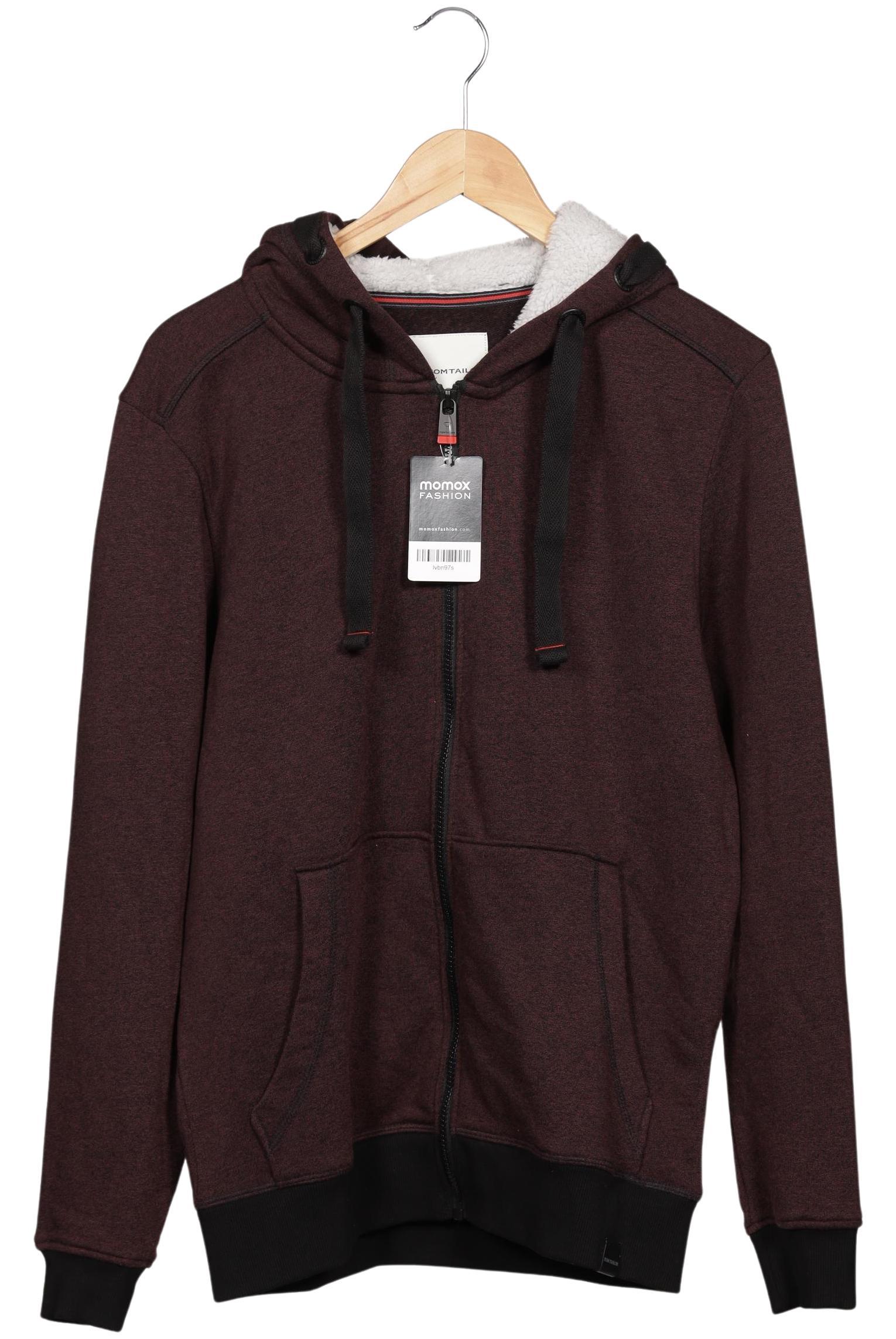 

Tom Tailor Herren Kapuzenpullover, bordeaux, Gr. 48