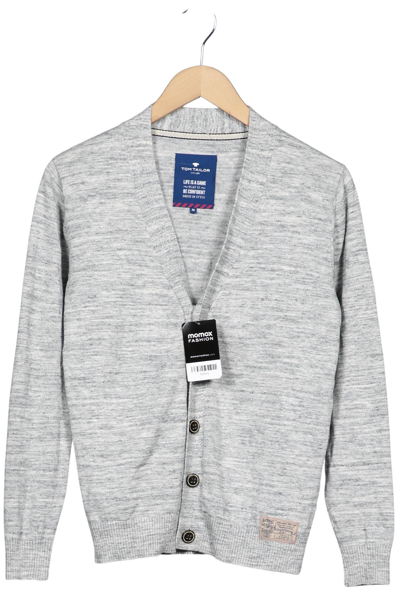 

Tom Tailor Herren Strickjacke, grau, Gr. 48