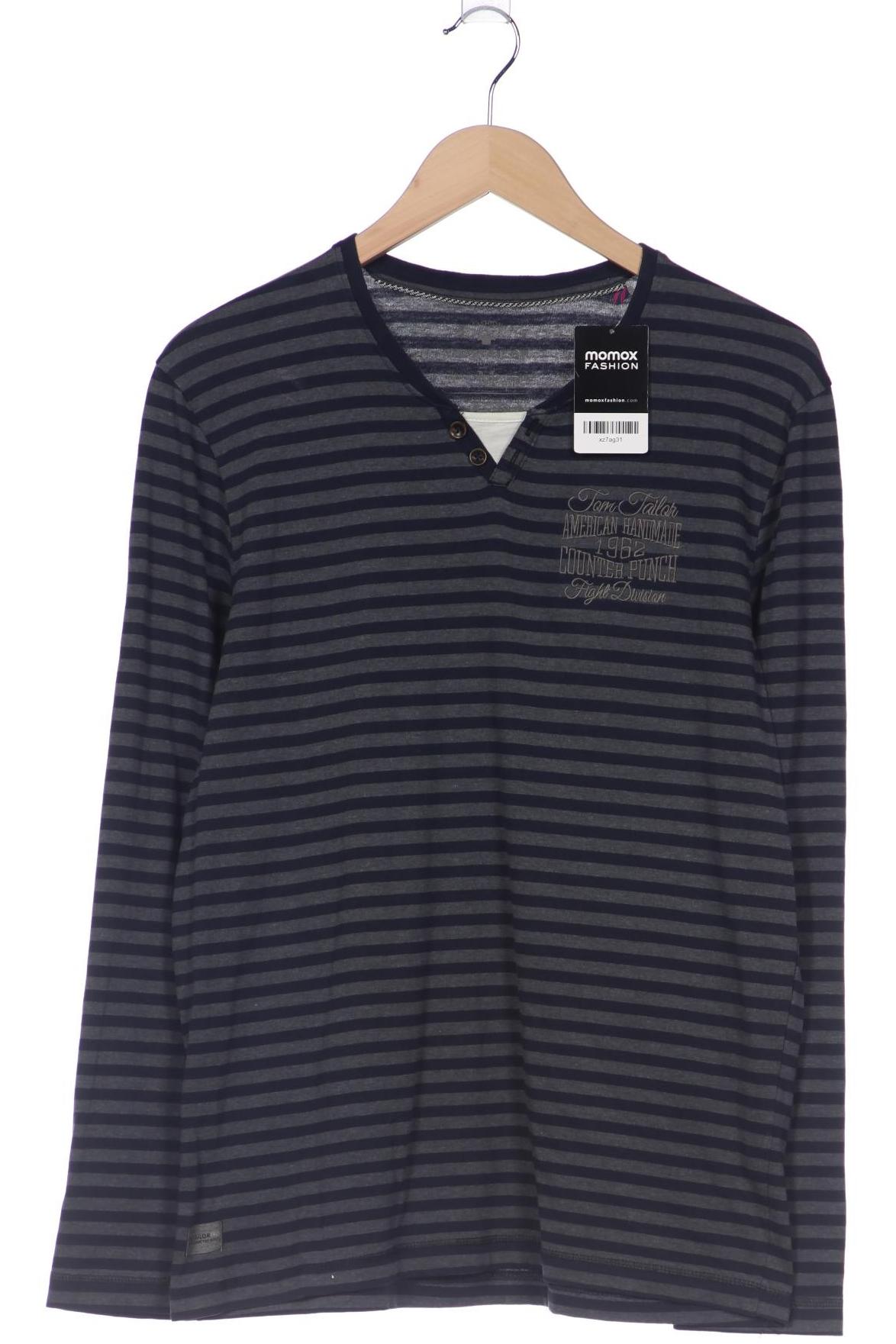 

Tom Tailor Herren Langarmshirt, grau, Gr. 48