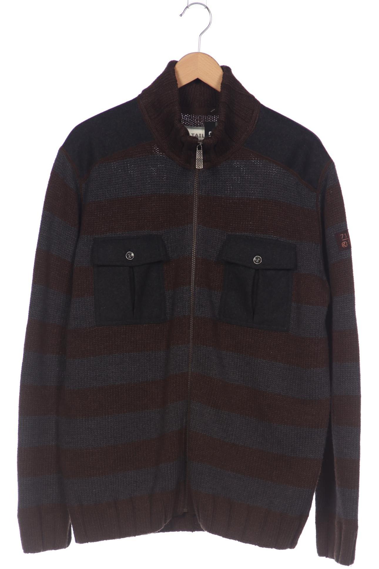 

Tom Tailor Herren Strickjacke, braun, Gr. 54