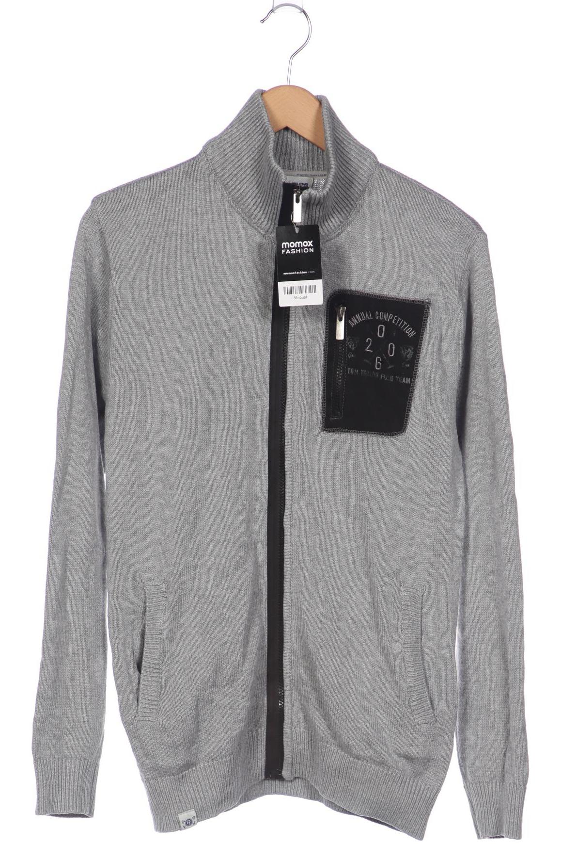 

Tom Tailor Herren Strickjacke, grau, Gr. 46