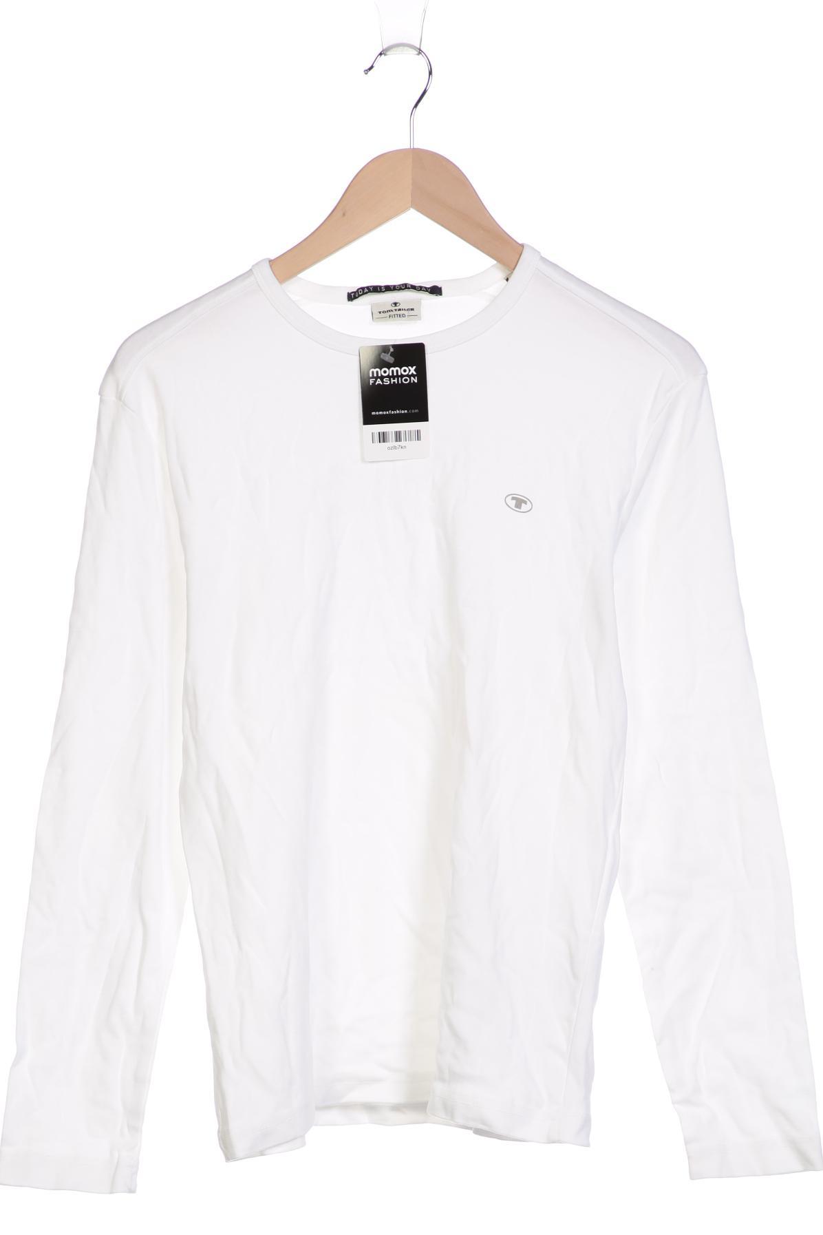 

Tom Tailor Herren Langarmshirt, weiß, Gr. 48