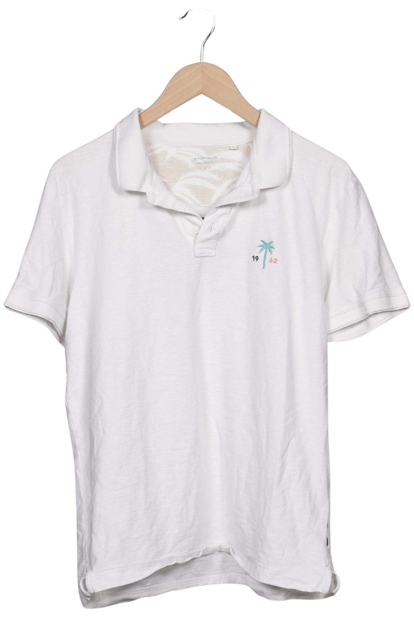 

Tom Tailor Herren Poloshirt, weiß, Gr. 52