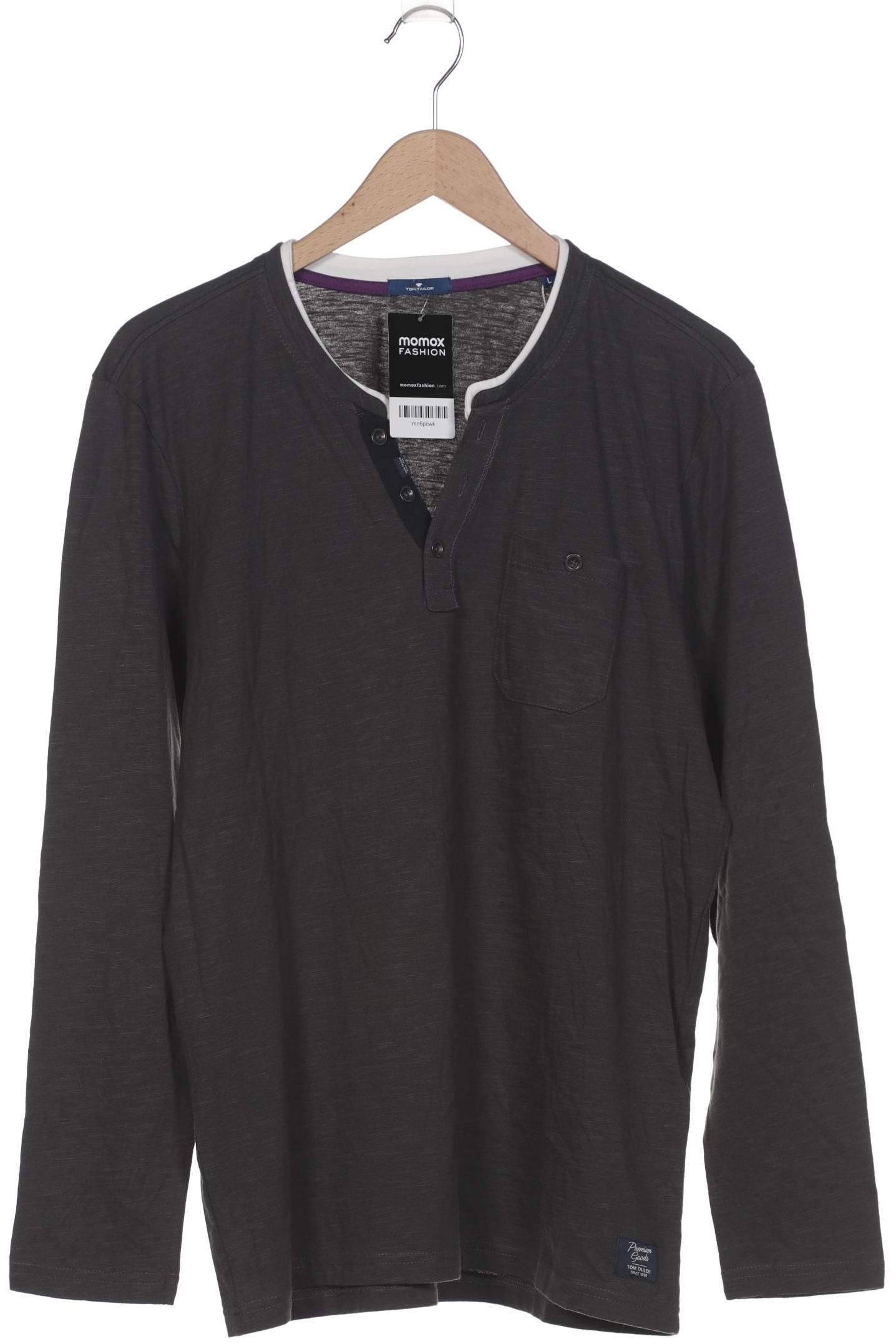 

Tom Tailor Herren Langarmshirt, grau, Gr. 52