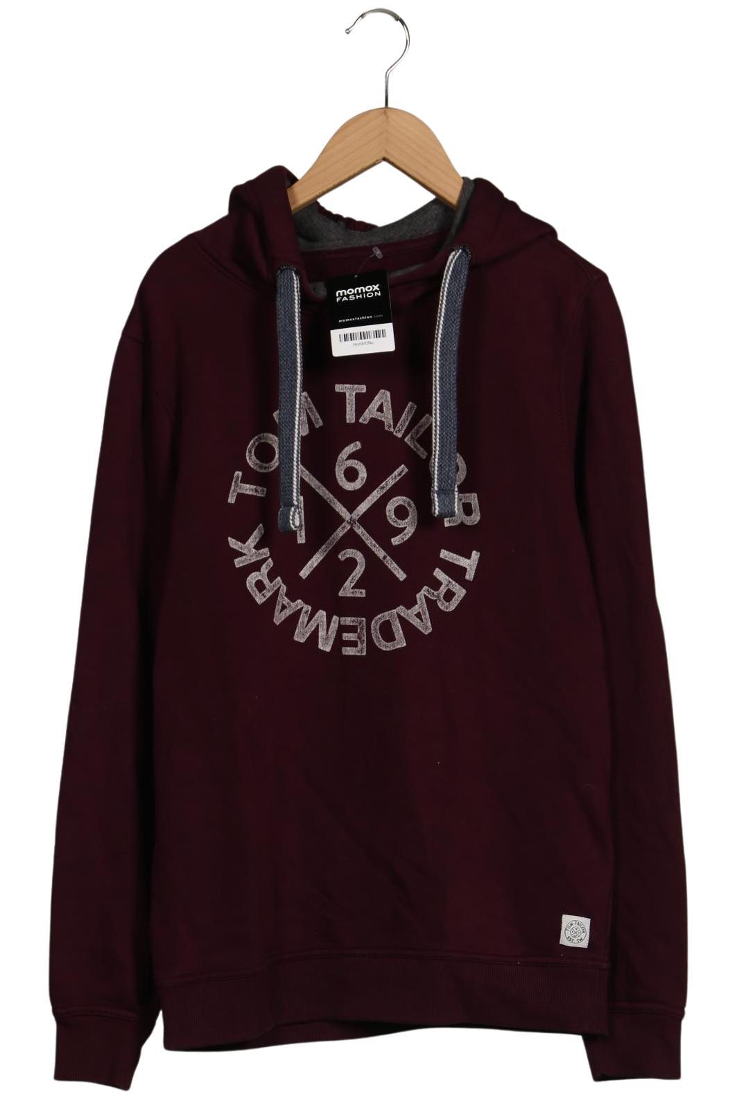 

Tom Tailor Herren Kapuzenpullover, bordeaux, Gr. 46