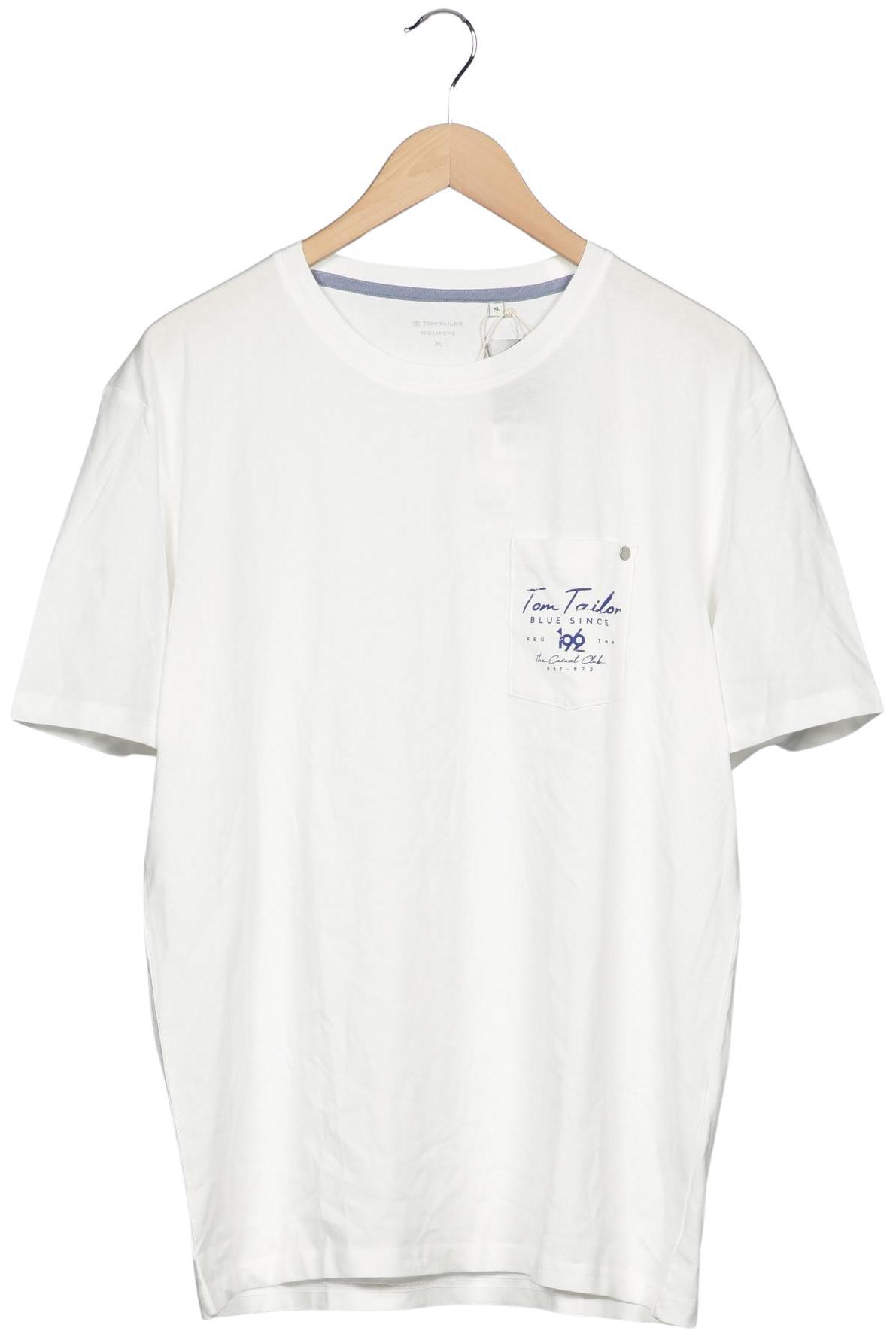 

Tom Tailor Herren T-Shirt, weiß, Gr. 54