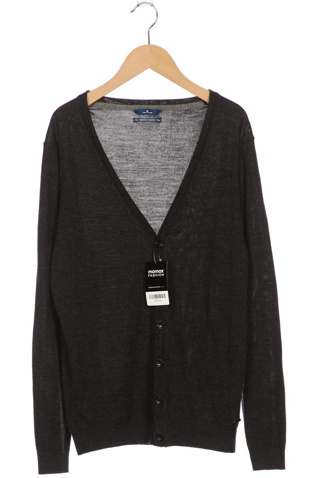 

Tom Tailor Herren Strickjacke, grau, Gr. 48