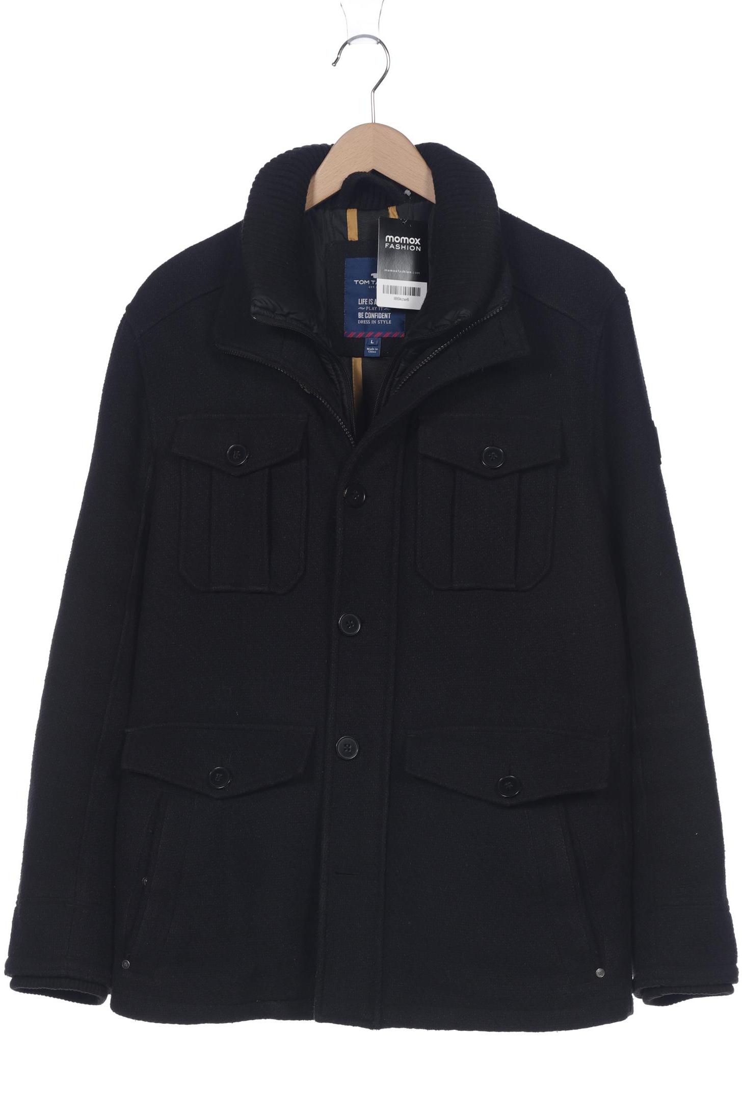 

Tom Tailor Herren Mantel, schwarz, Gr. 52