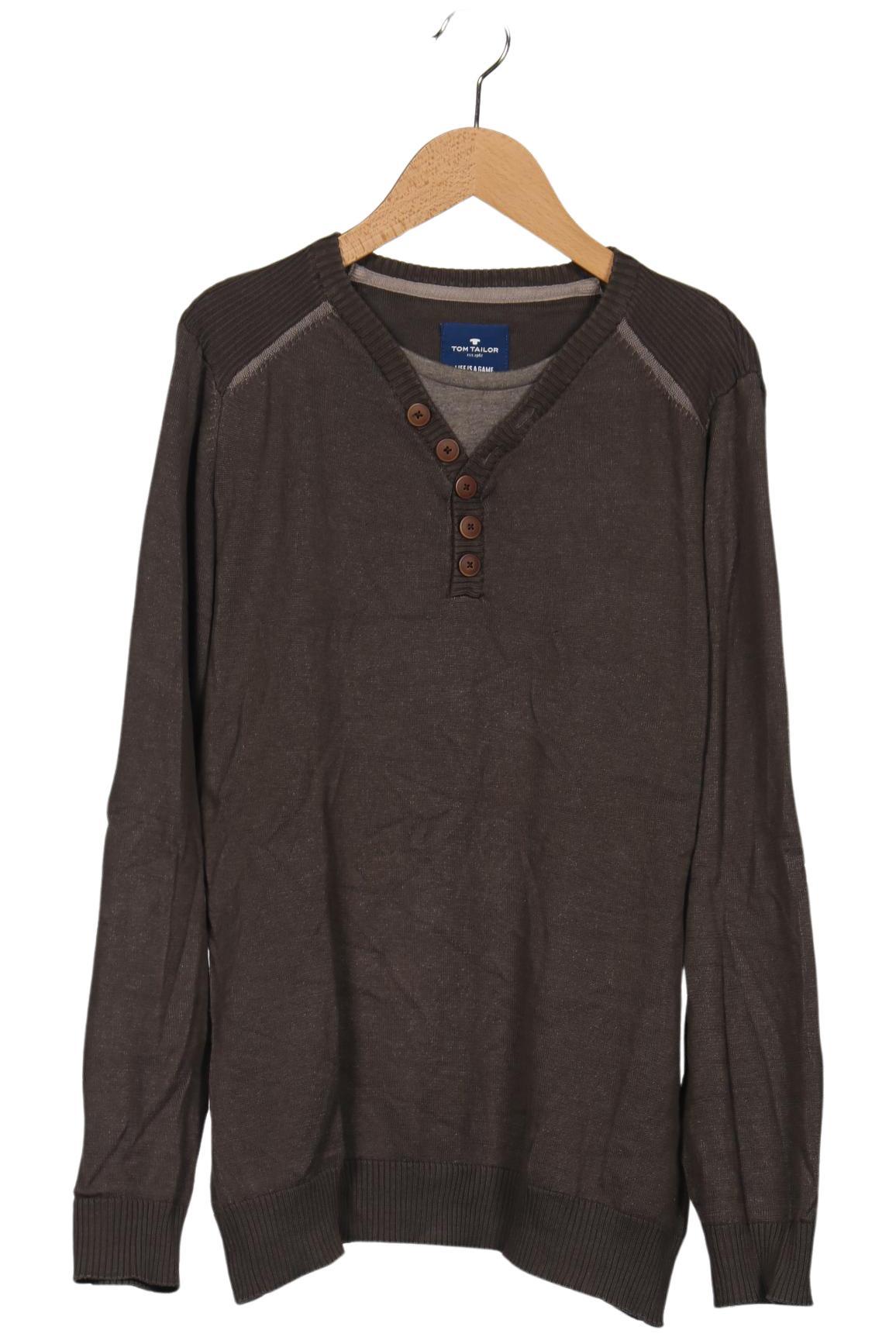 

Tom Tailor Herren Pullover, braun, Gr. 48