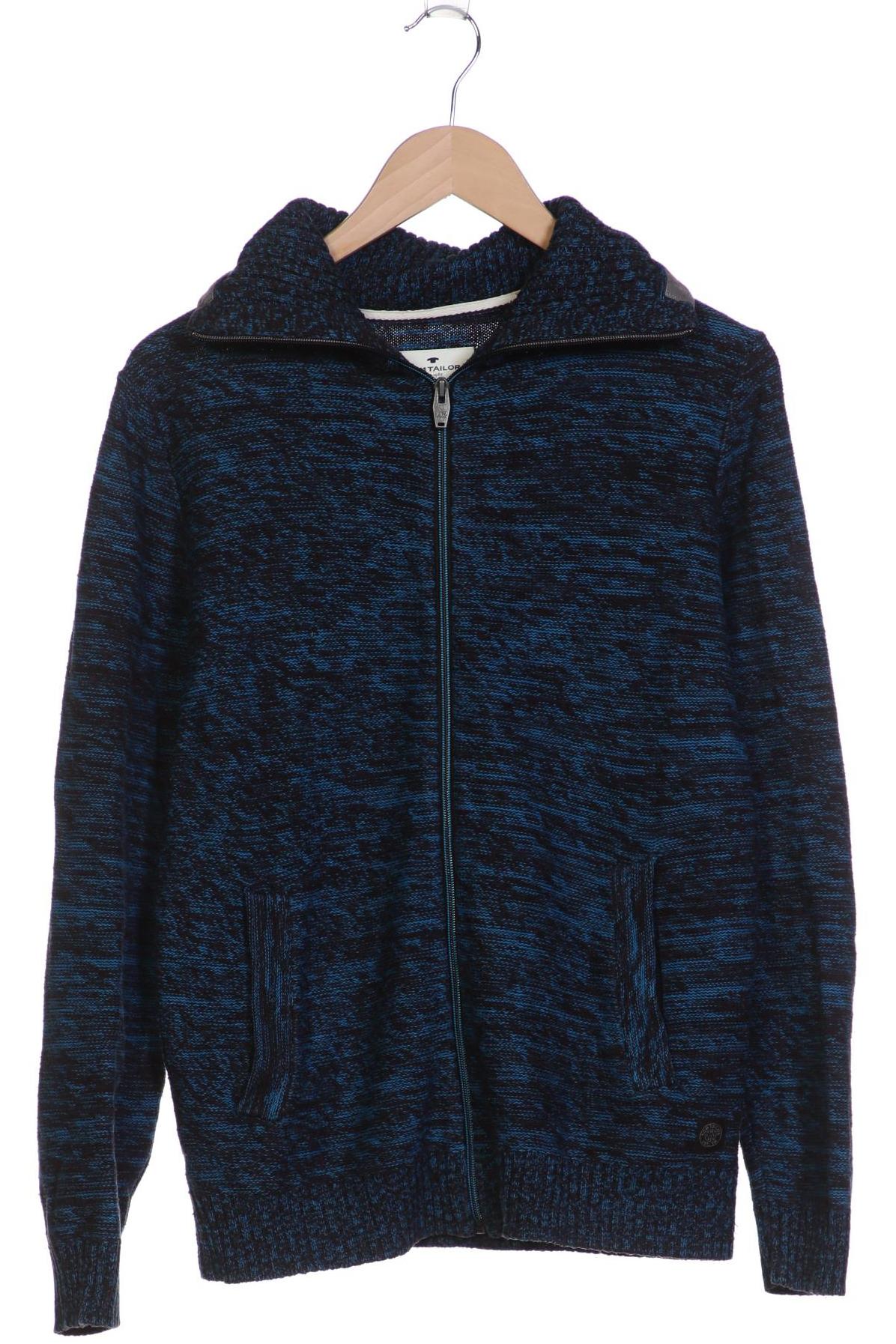 

Tom Tailor Herren Strickjacke, blau, Gr. 48