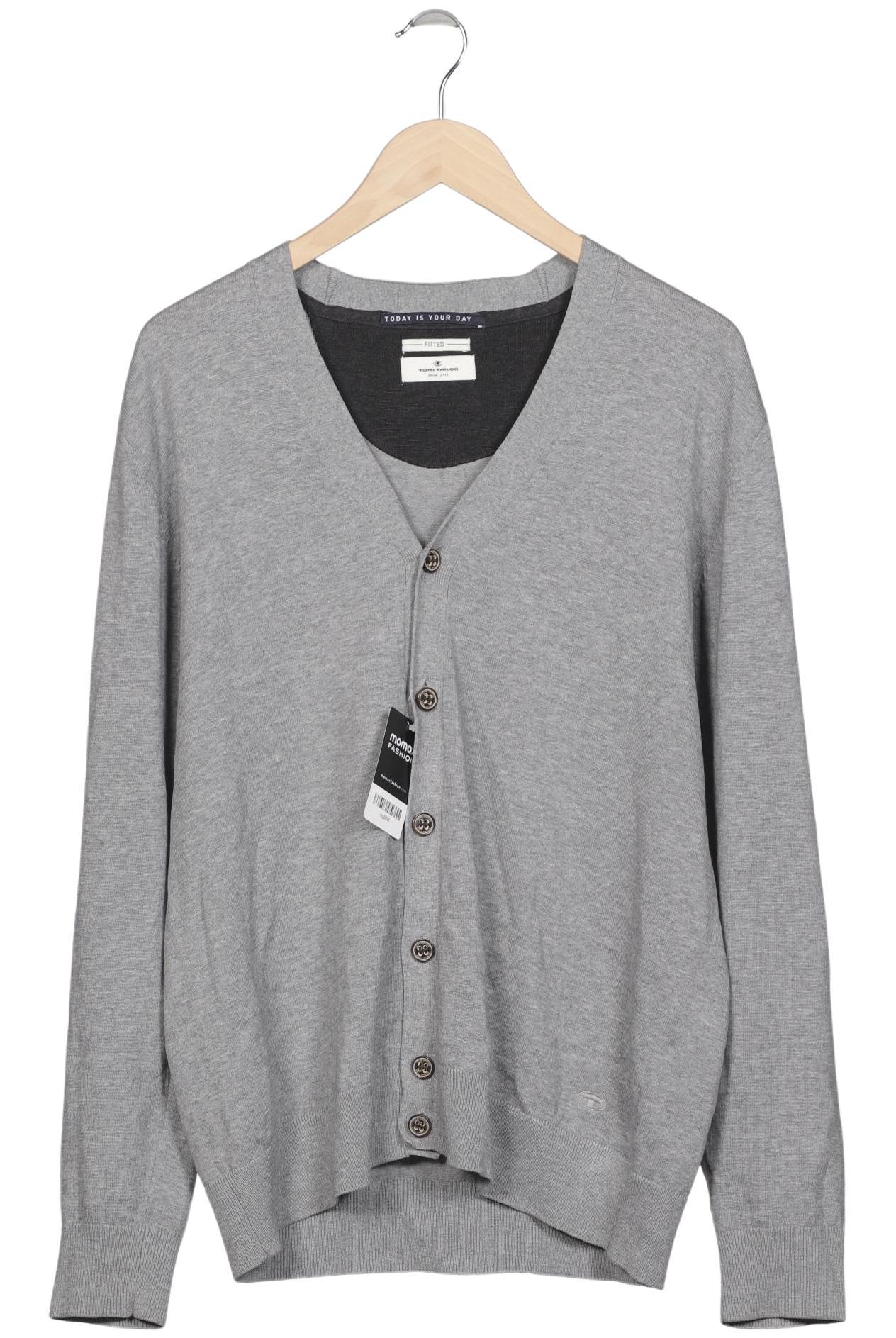 

Tom Tailor Herren Strickjacke, grau, Gr. 54