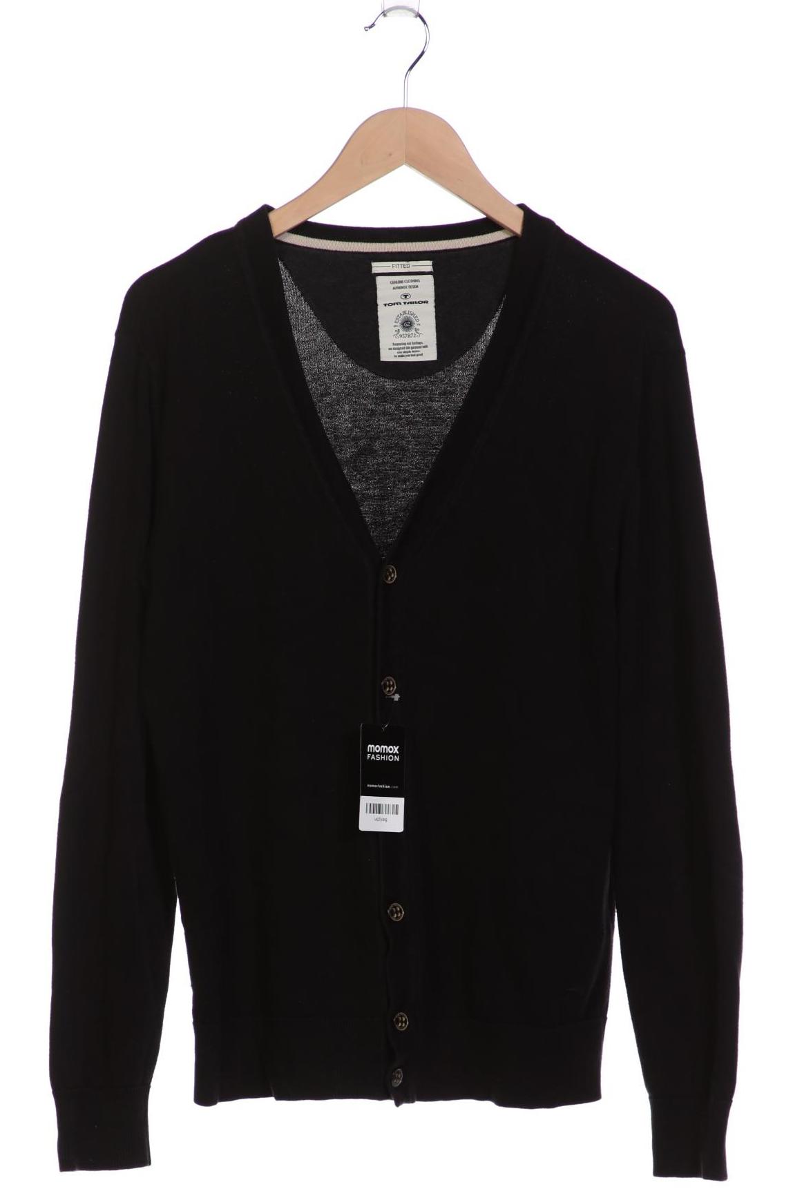 

Tom Tailor Herren Strickjacke, schwarz, Gr. 48