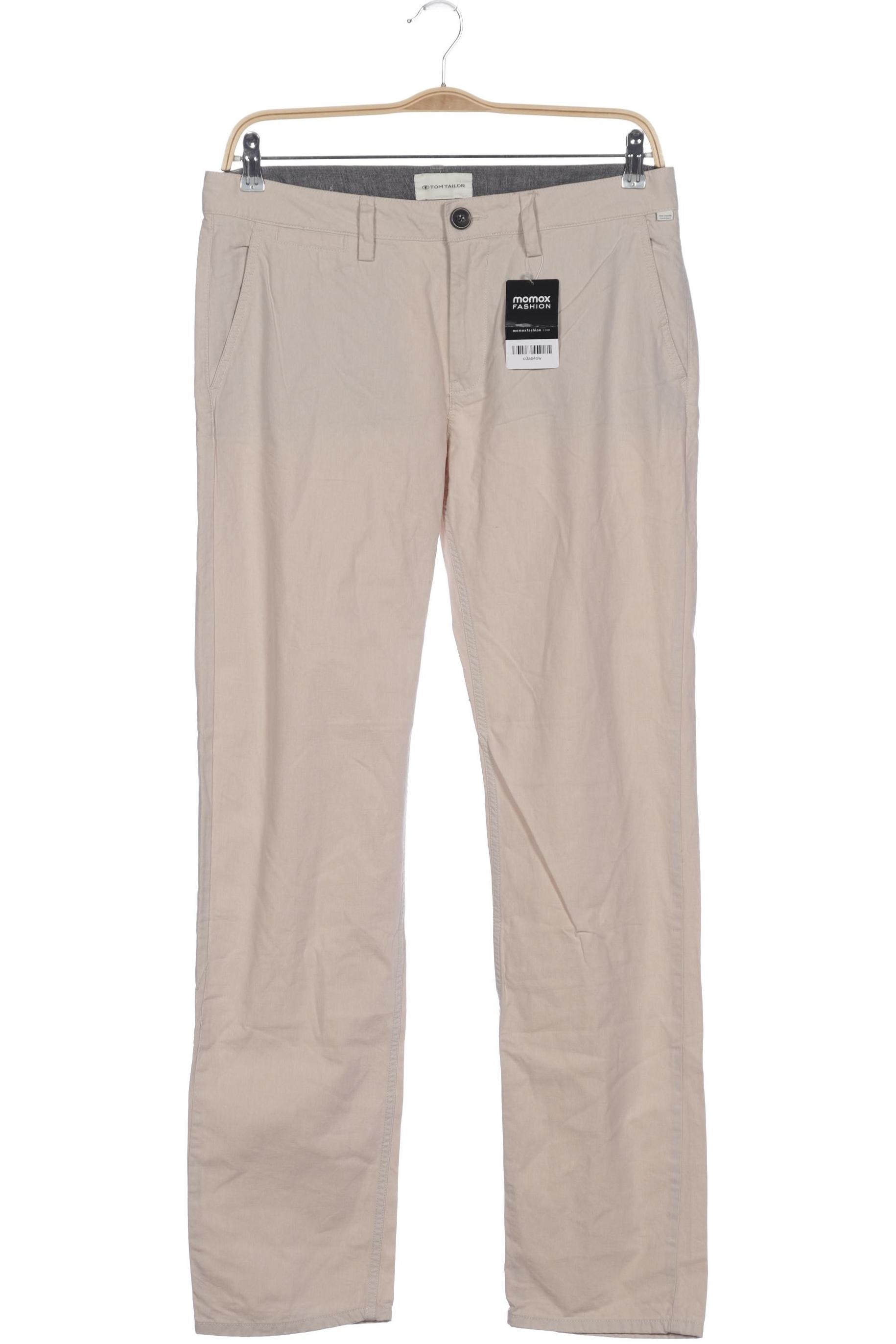 

Tom Tailor Herren Stoffhose, cremeweiß, Gr. 34