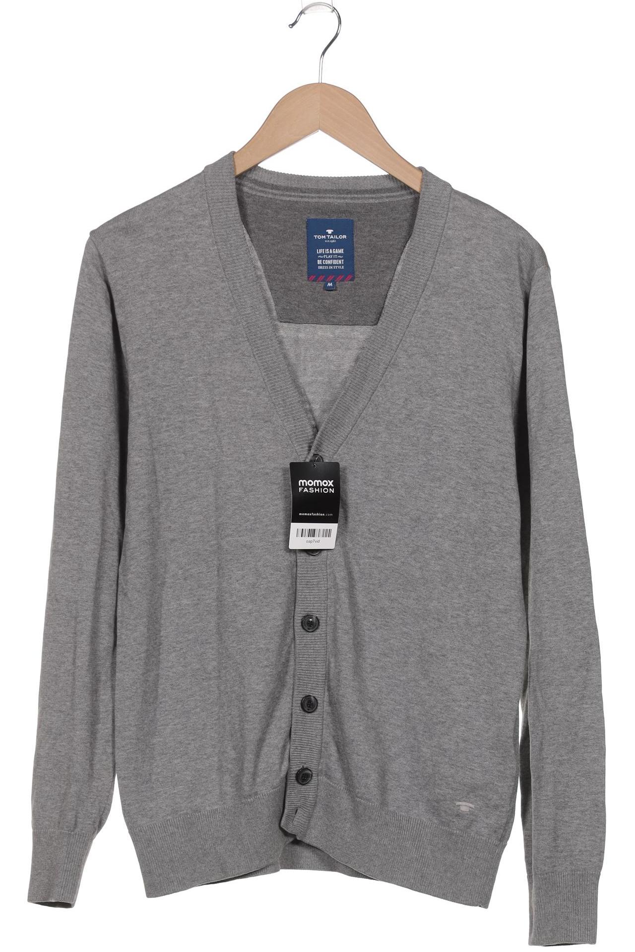 

Tom Tailor Herren Strickjacke, grau, Gr. 48