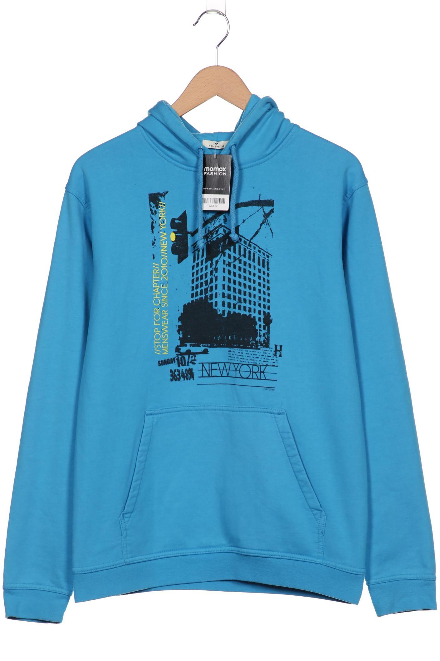 

Tom Tailor Herren Kapuzenpullover, blau, Gr. 54