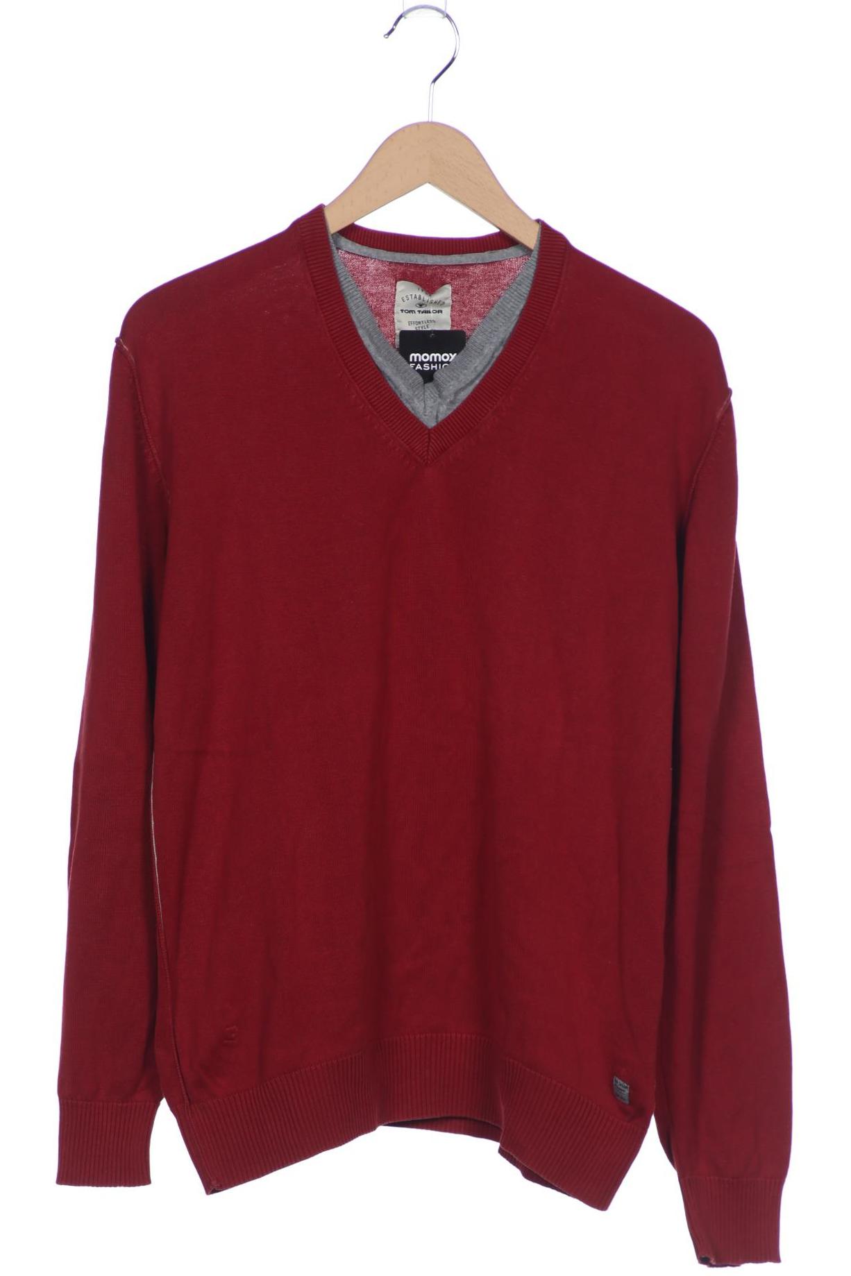 

Tom Tailor Herren Pullover, bordeaux, Gr. 52