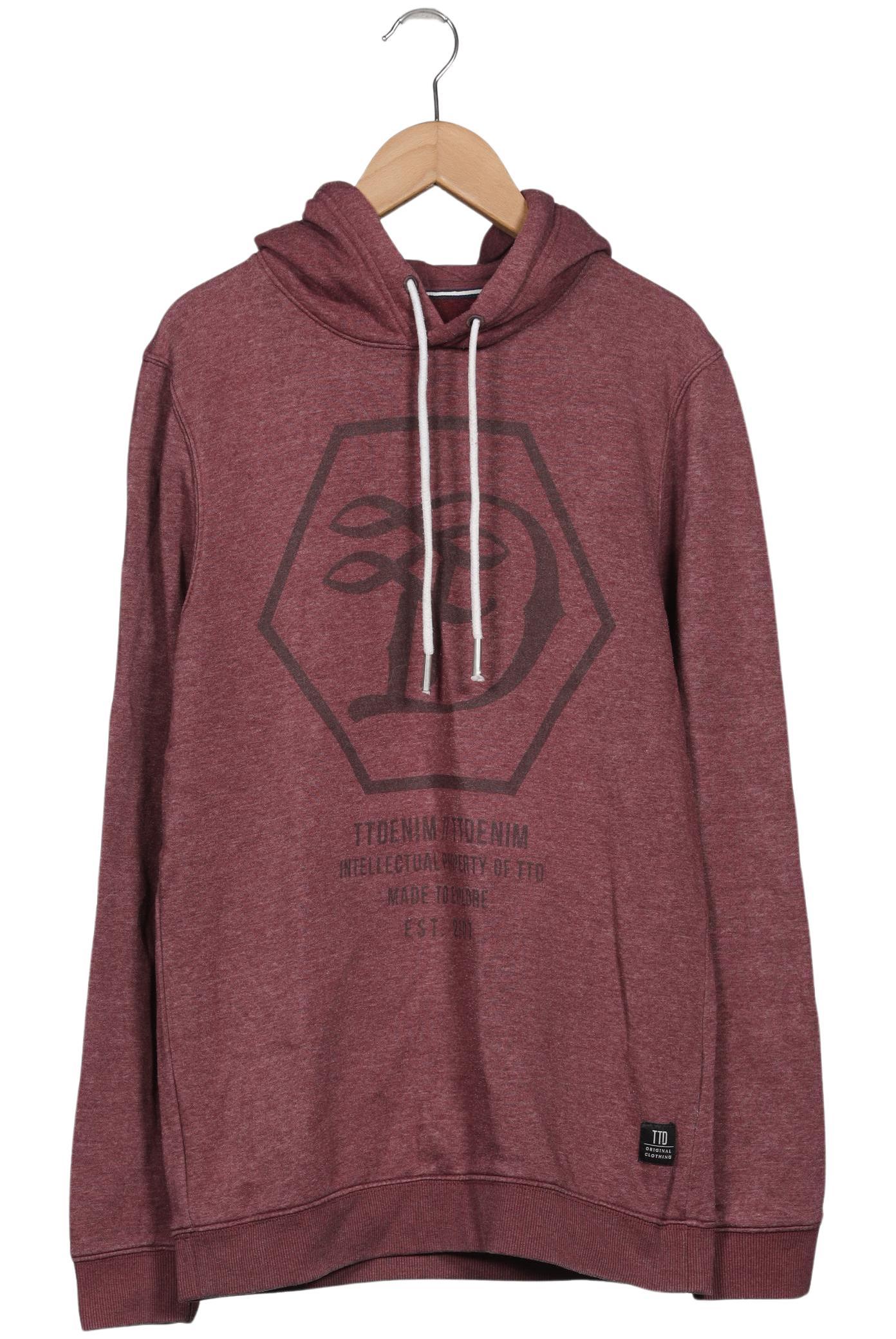 

Tom Tailor Herren Kapuzenpullover, bordeaux, Gr. 46