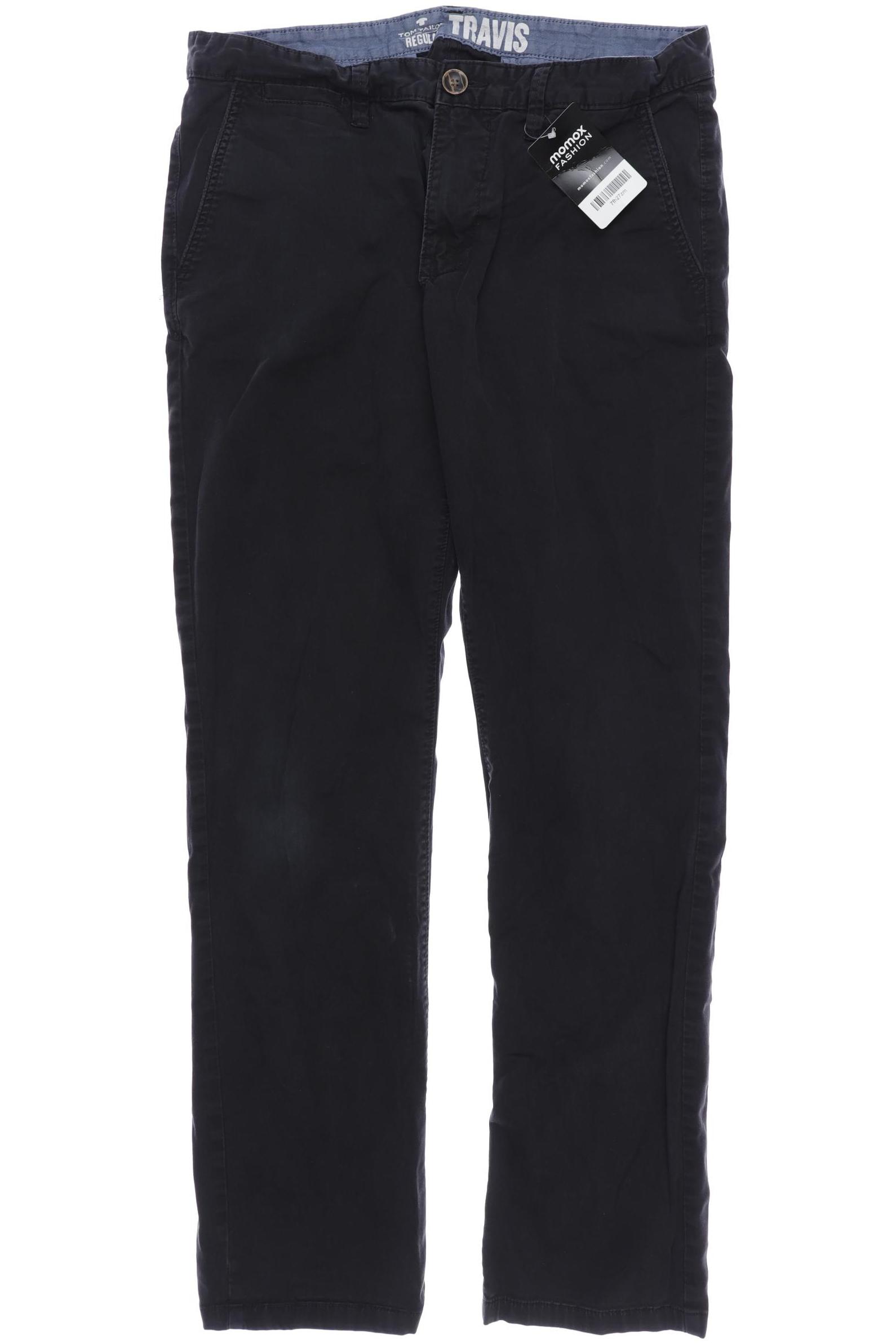 Thumbnail - Tom Tailor Herren Stoffhose, schwarz, Gr. 33