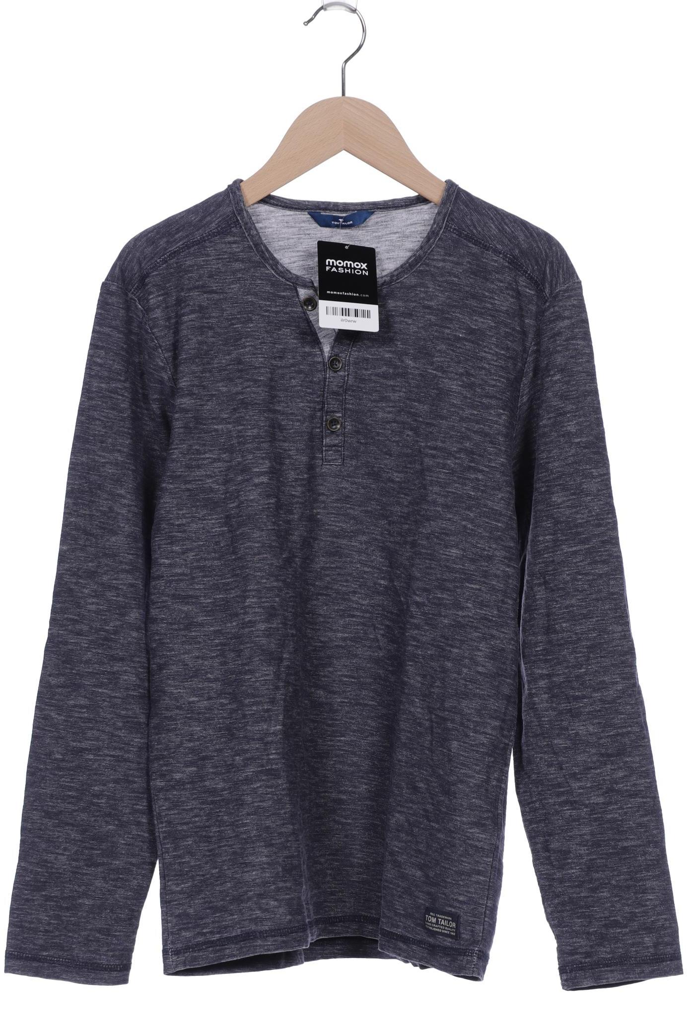 

Tom Tailor Herren Langarmshirt, blau, Gr. 46
