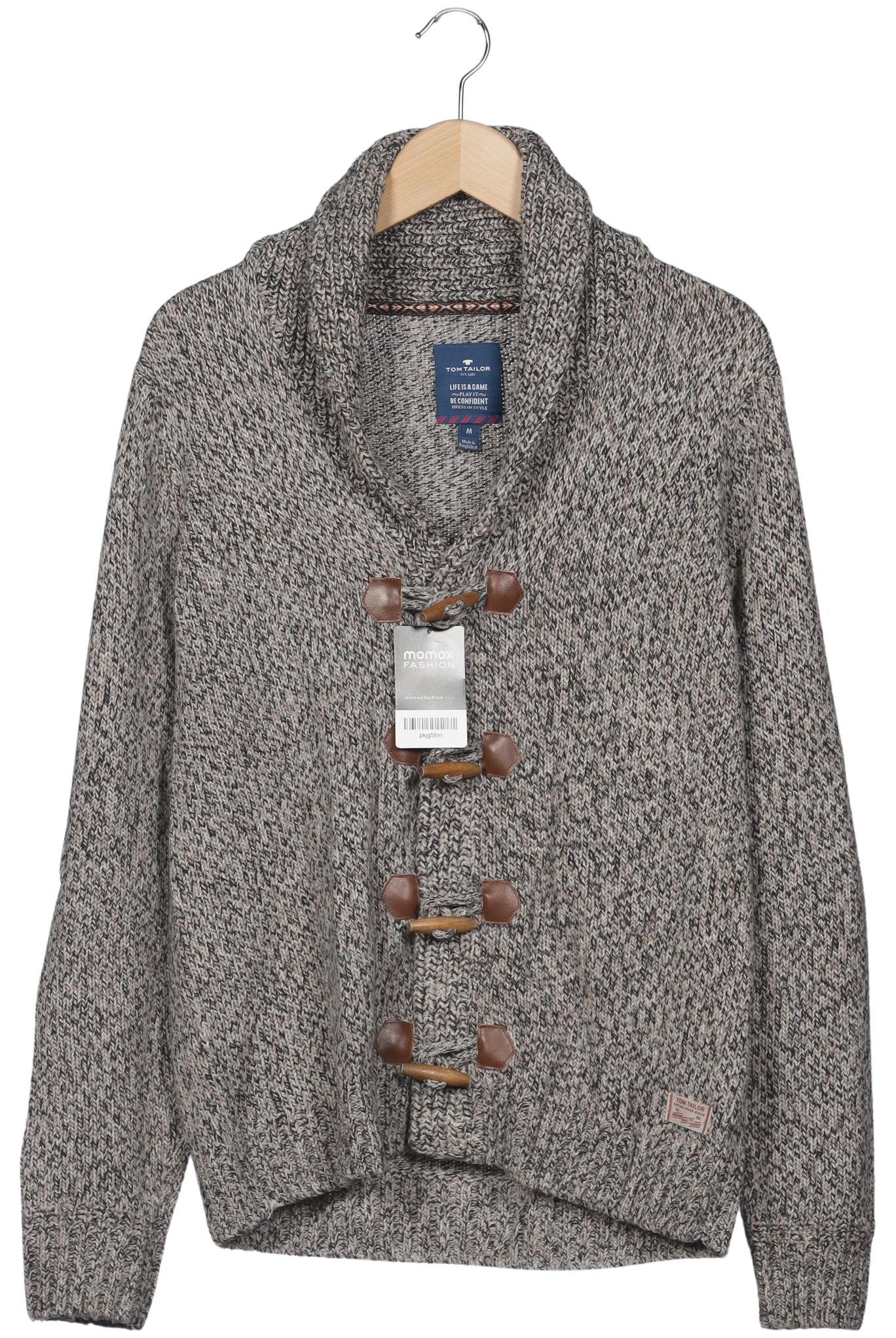 

Tom Tailor Herren Strickjacke, grau, Gr. 48