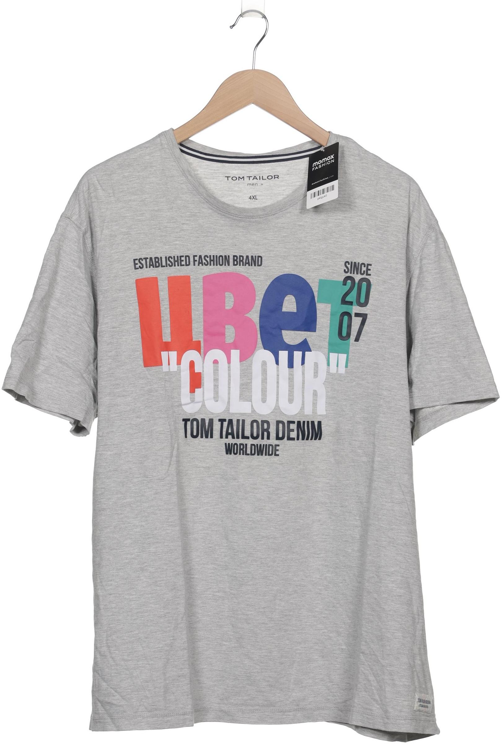 

Tom Tailor Herren T-Shirt, grau, Gr. 60