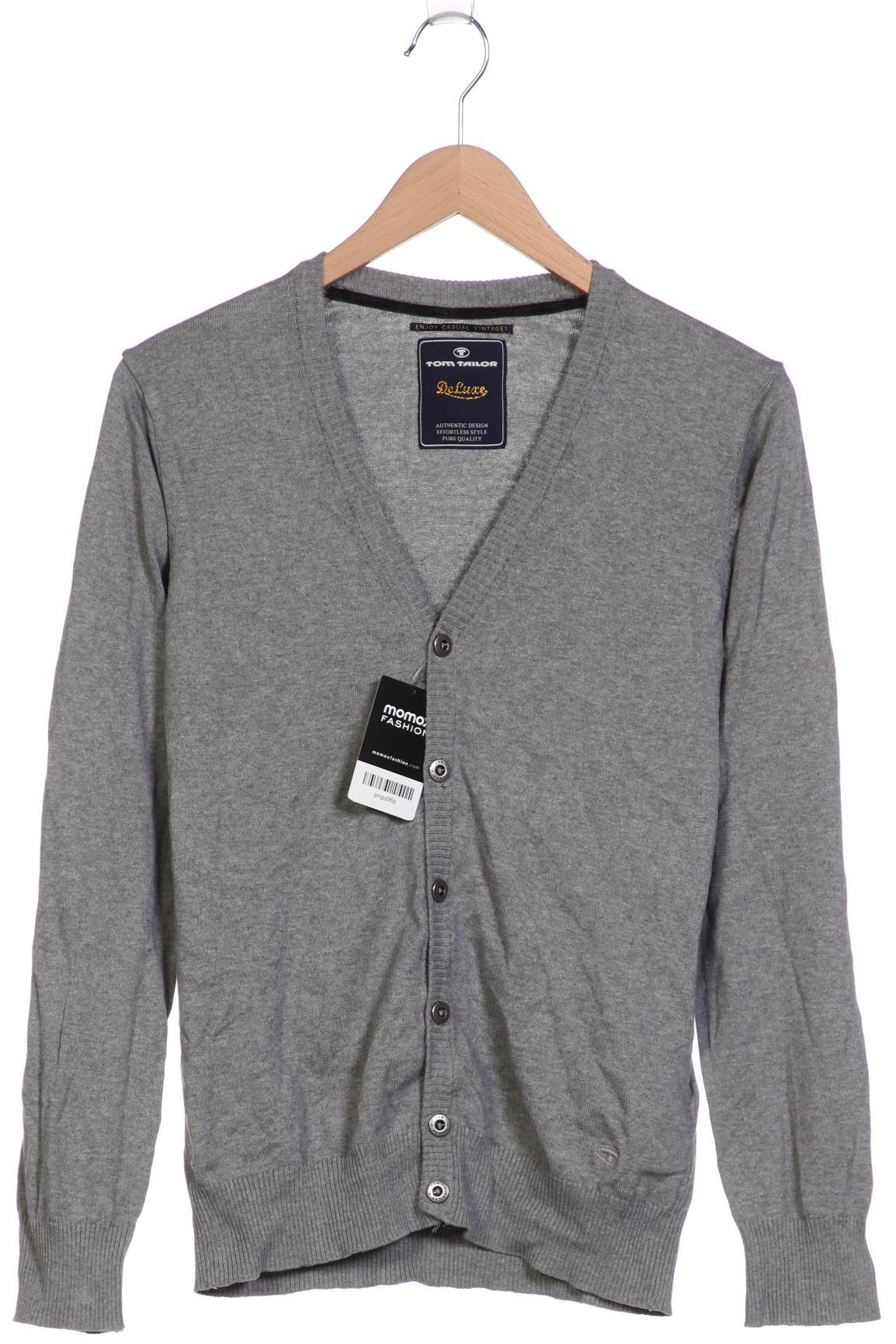 

Tom Tailor Herren Strickjacke, grau, Gr. 46