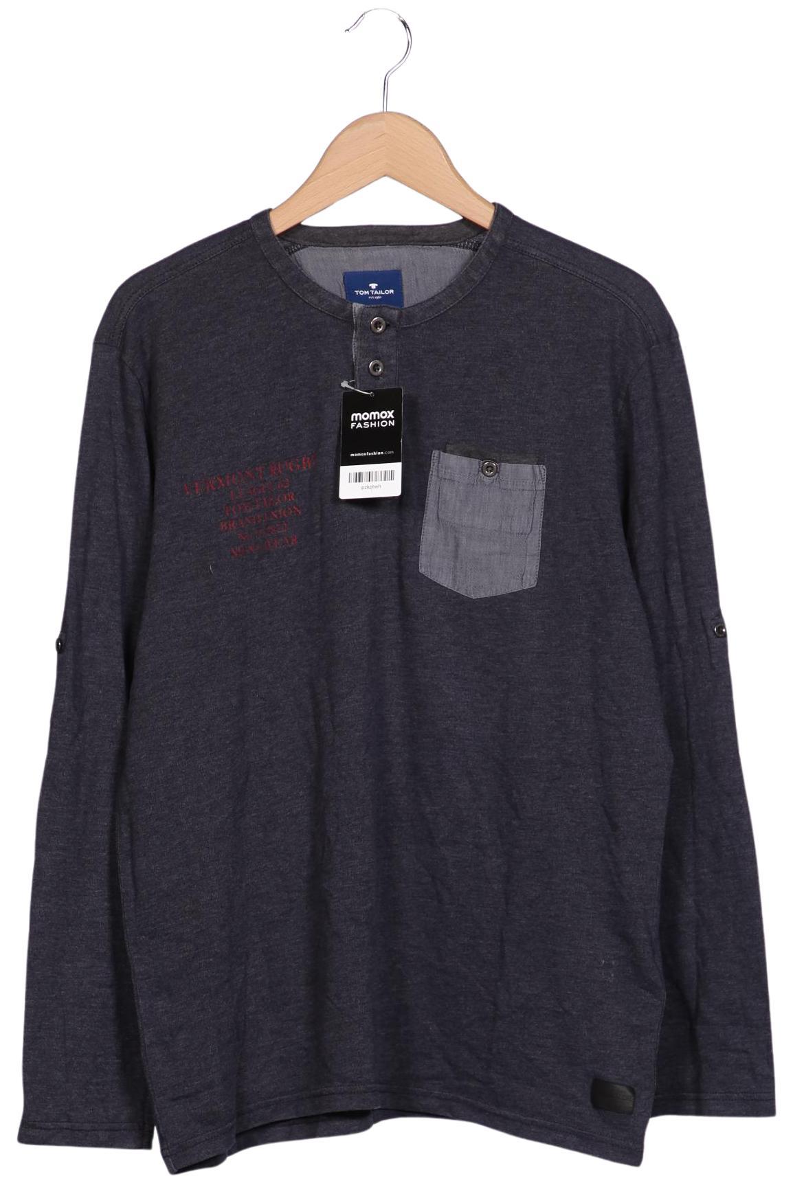 

Tom Tailor Herren Langarmshirt, marineblau, Gr. 52