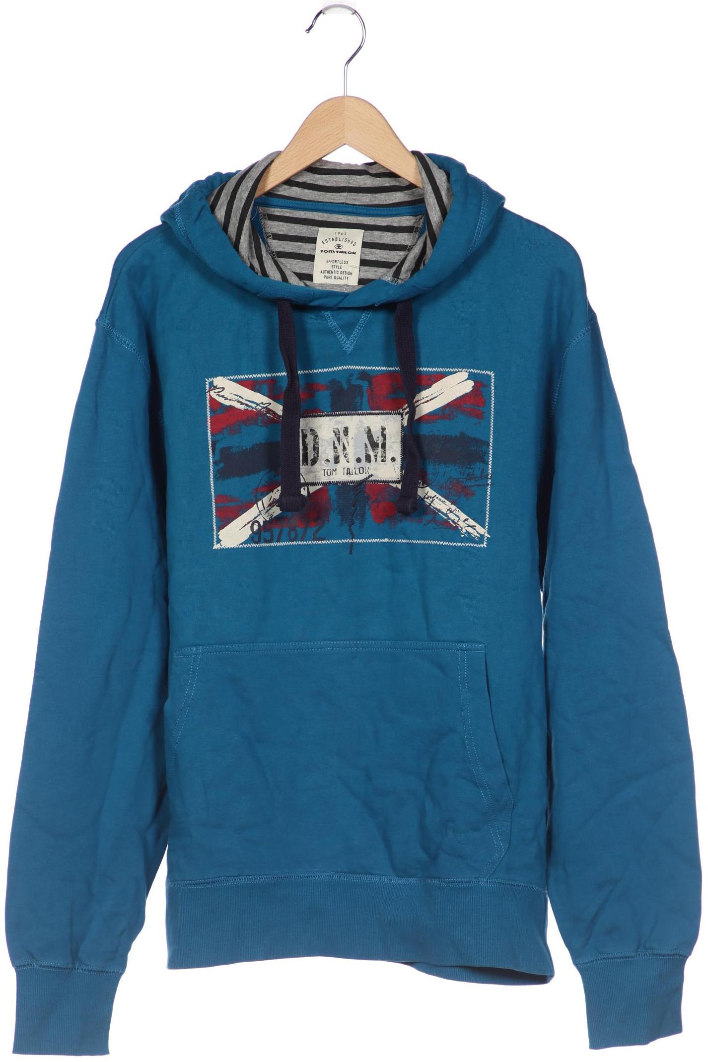 

Tom Tailor Herren Kapuzenpullover, türkis, Gr. 54